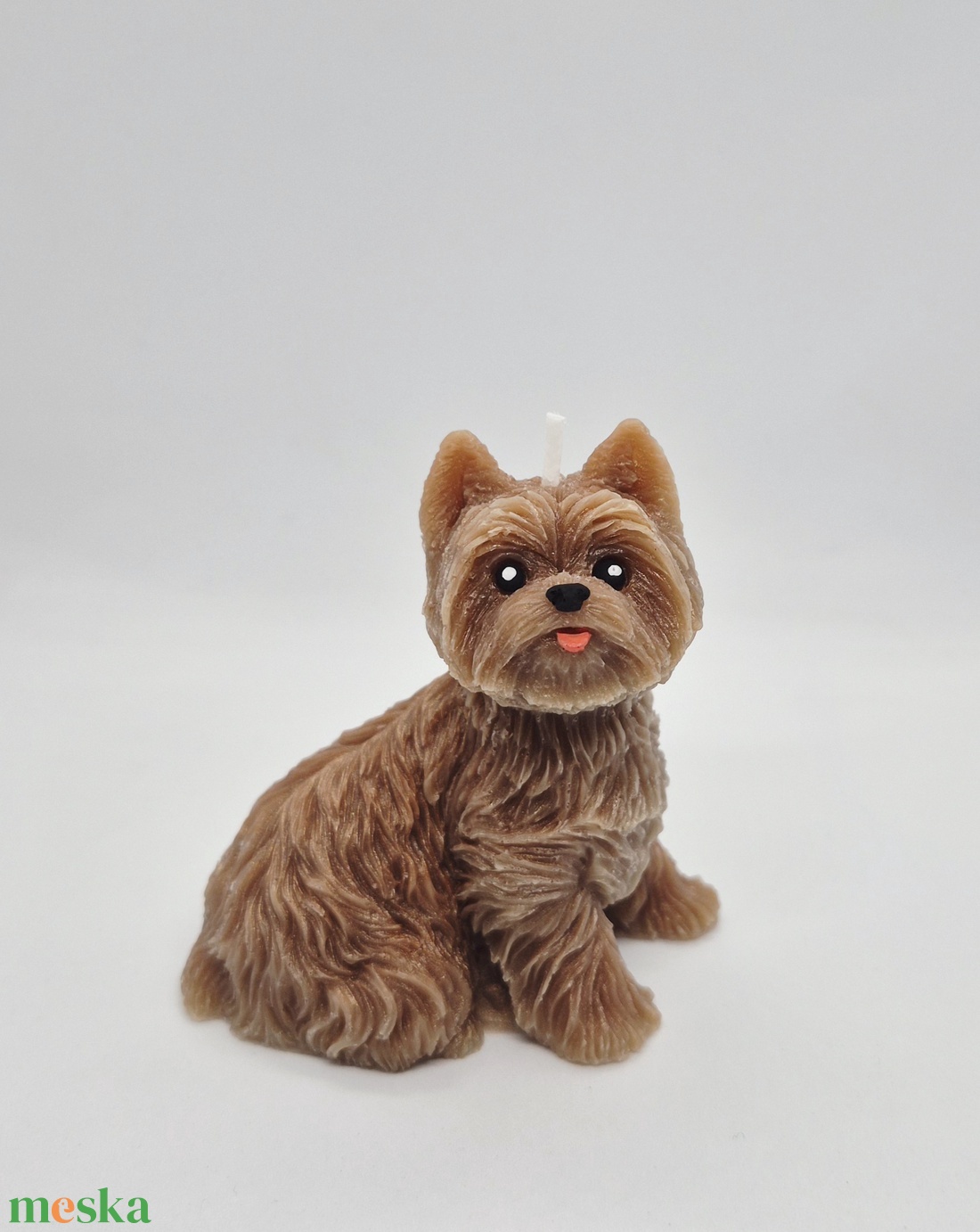 Yorkshire terrier  gyertya - otthon & életmód - gyertya, illat, aroma - gyertya - Meska.hu
