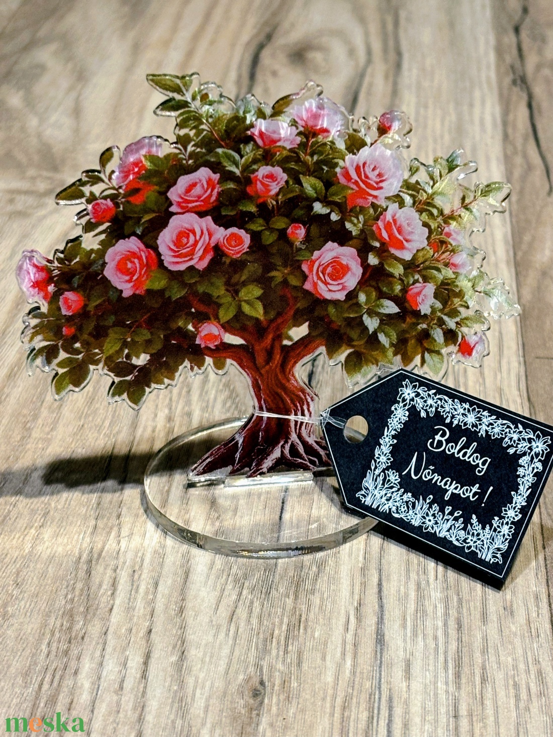 Nőnapi akril virág rózsa és Orchidea - otthon & életmód - dekoráció - virágdísz és tartó - virágbox, virágdoboz - Meska.hu Nőnapi akril virág rózsa és Orchidea - otthon & életmód - dekoráció - virágdísz és tartó - virágbox, virágdoboz - Meska.hu