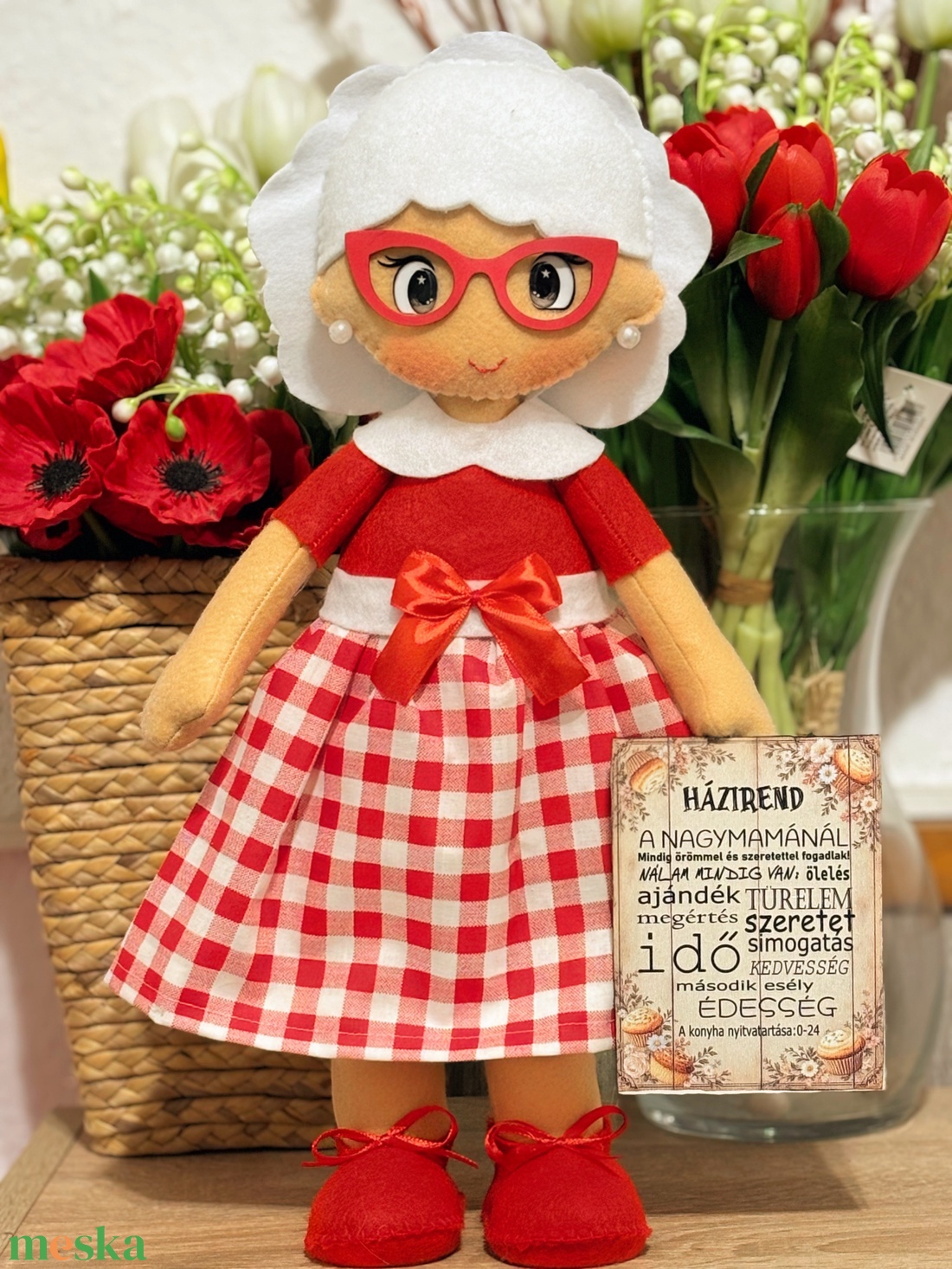 Anyák napi nagymama  - otthon & életmód - dekoráció - asztal és polc dekoráció - dekorációs tál, tartó - Meska.hu