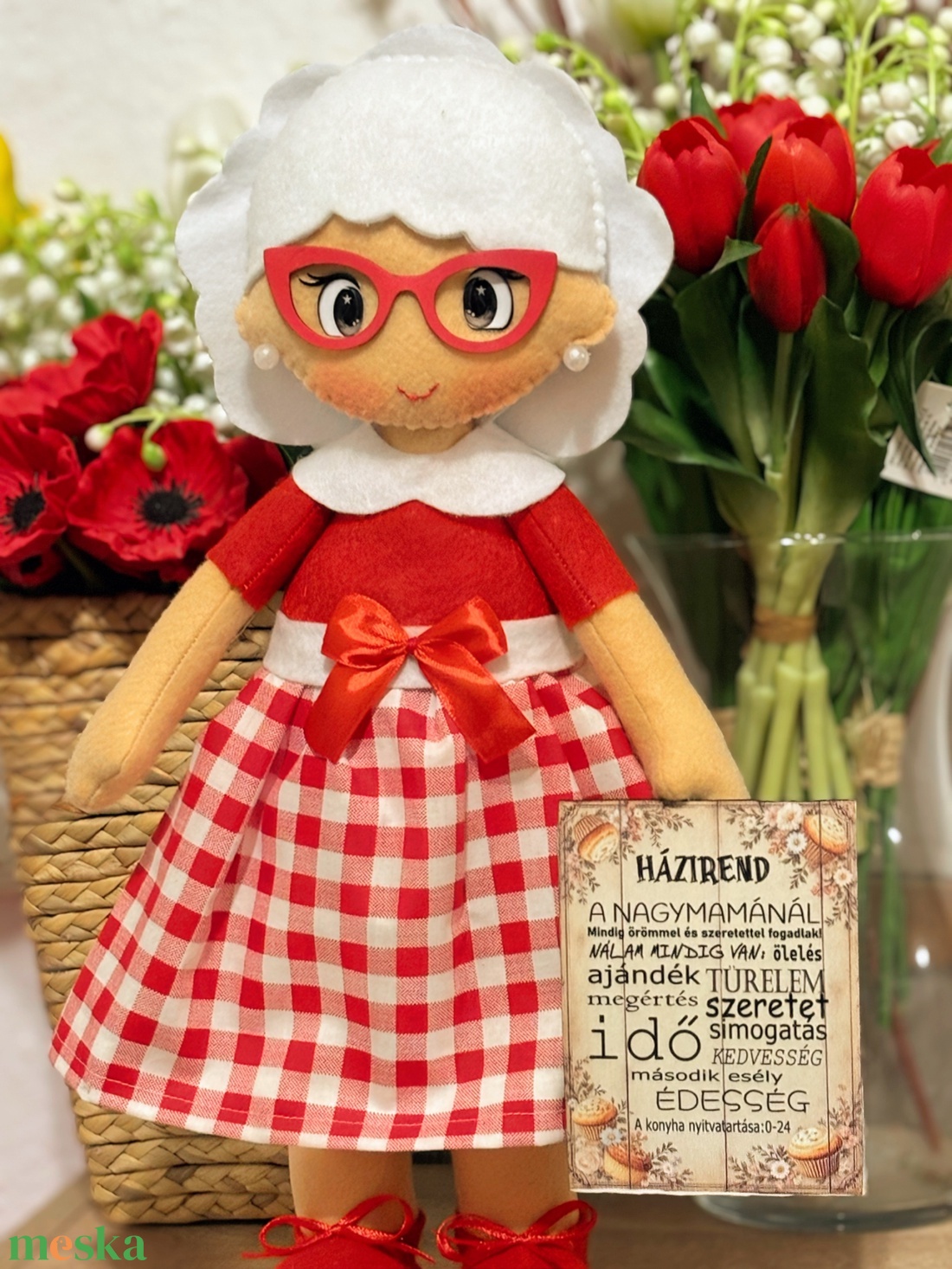 Anyák napi nagymama  - otthon & életmód - dekoráció - asztal és polc dekoráció - dekorációs tál, tartó - Meska.hu