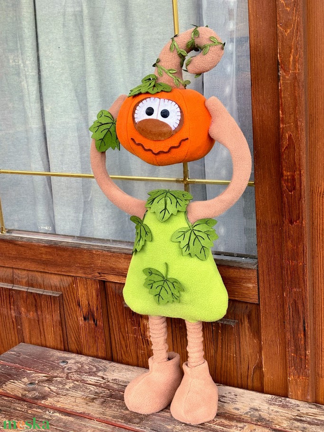 Őszi dekoráció tök - otthon & életmód - dekoráció - halloween - halloweeni figurák - Meska.hu