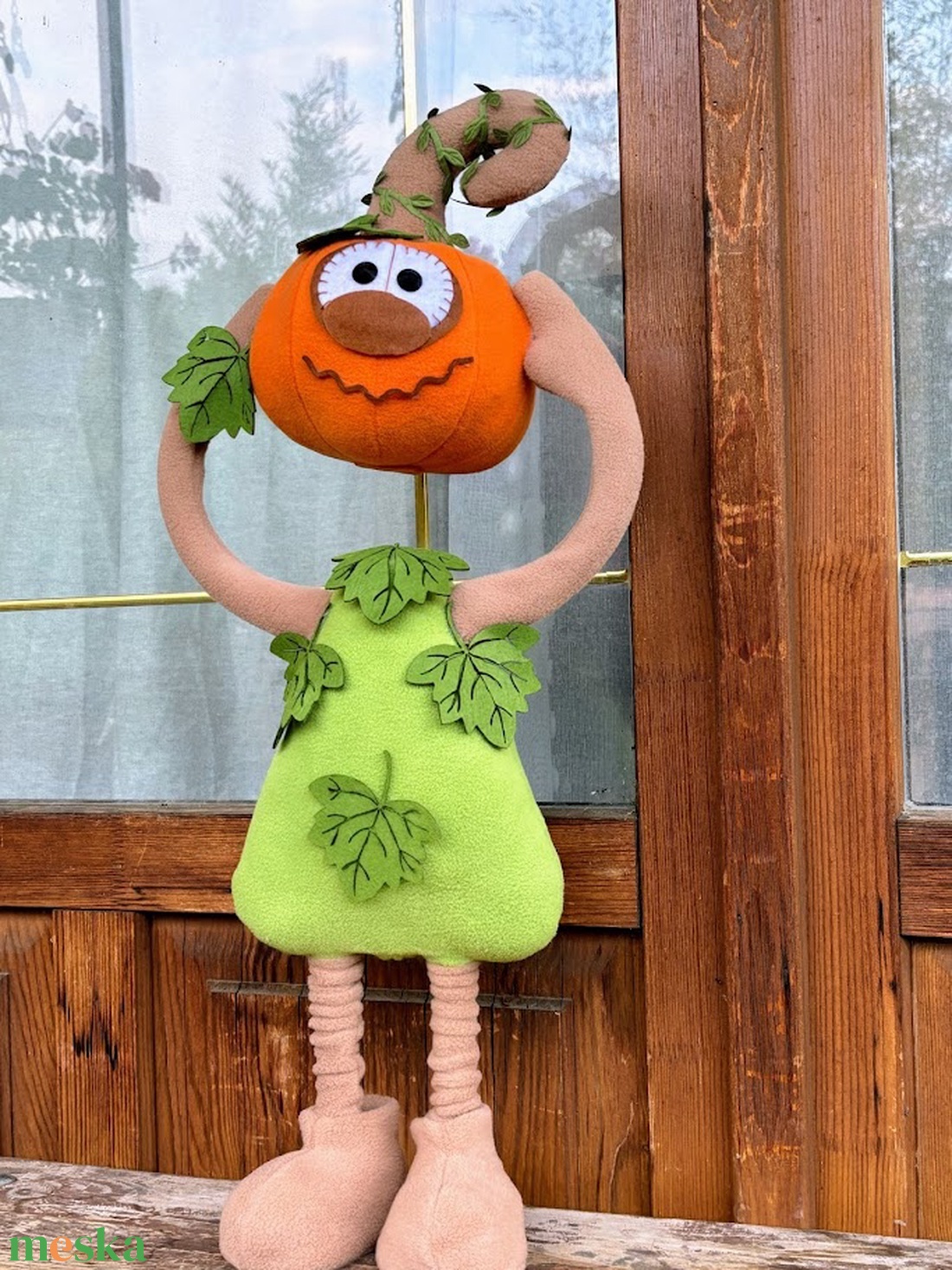 Őszi dekoráció tök - otthon & életmód - dekoráció - halloween - halloweeni figurák - Meska.hu