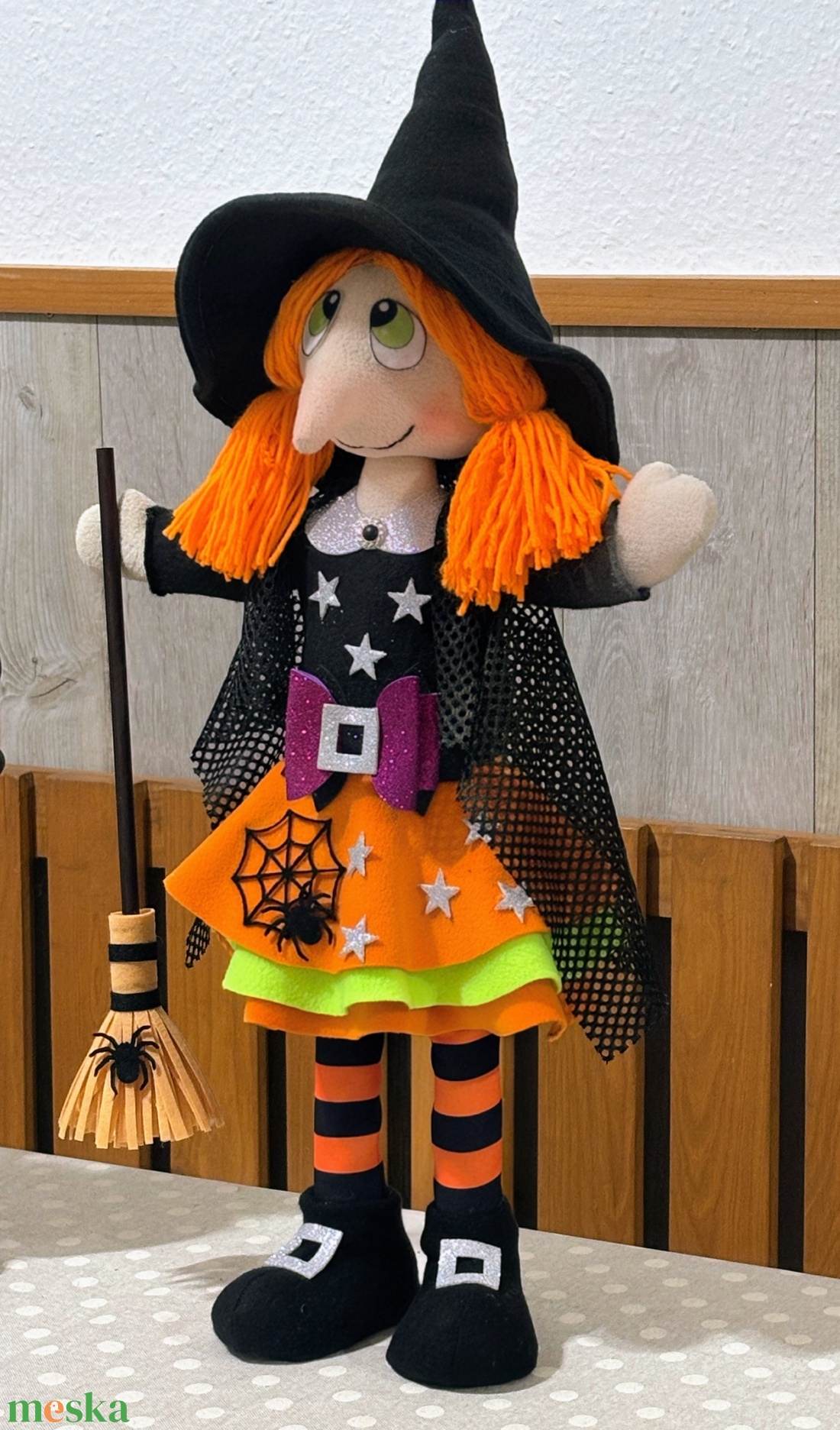 Halloween dekoráció boszi - otthon & életmód - dekoráció - halloween - halloweeni figurák - Meska.hu
