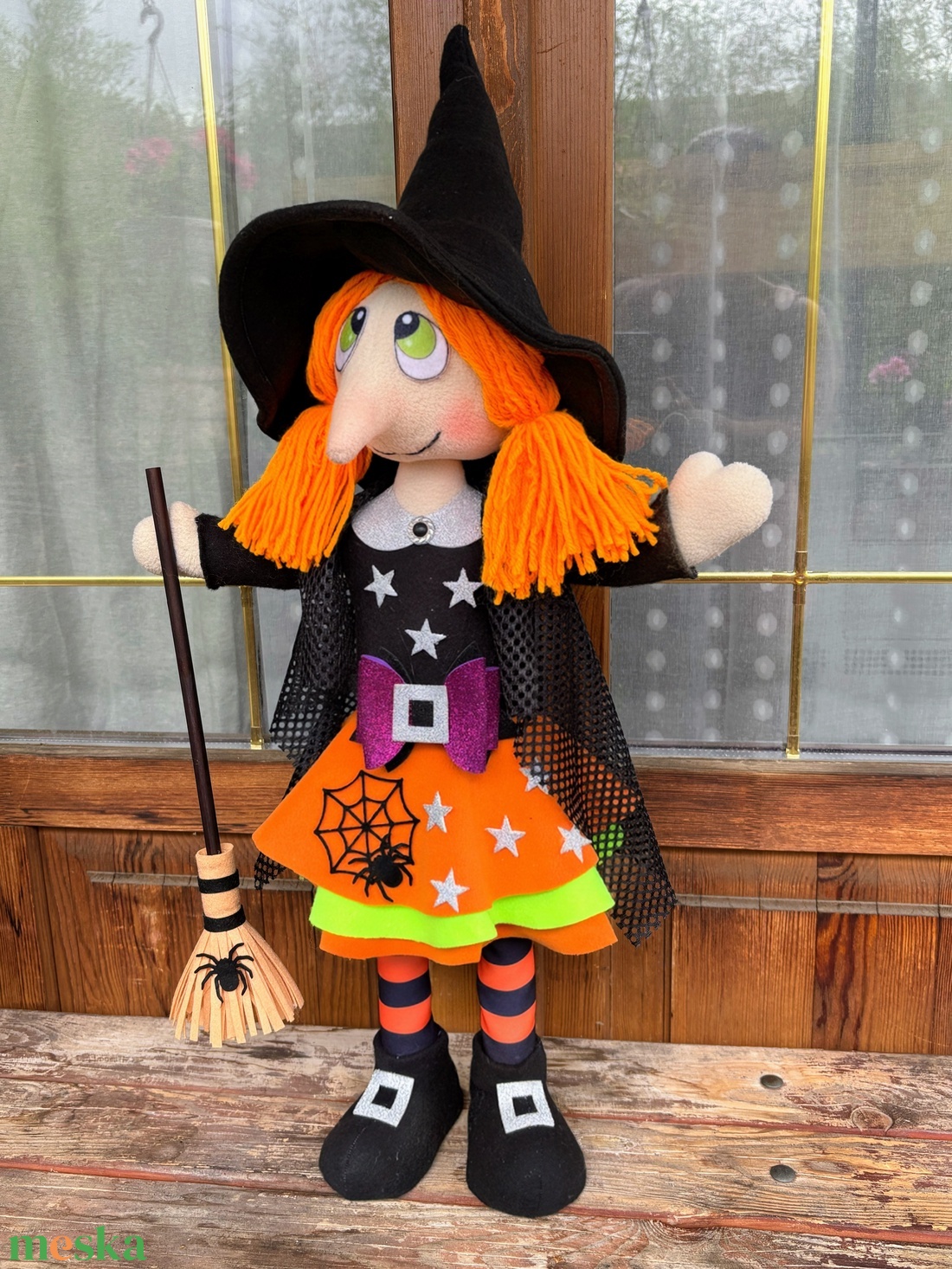 Halloween dekoráció boszi - otthon & életmód - dekoráció - halloween - halloweeni figurák - Meska.hu