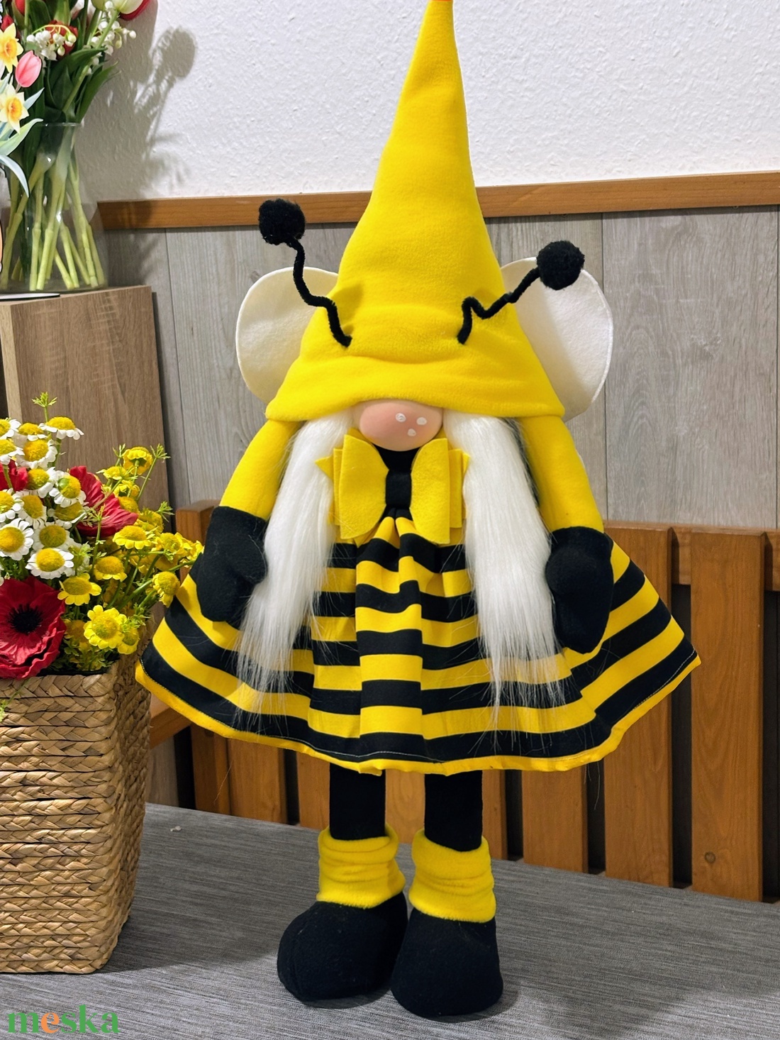 Méhecske manó álló - otthon & életmód - dekoráció - manók - Meska.hu