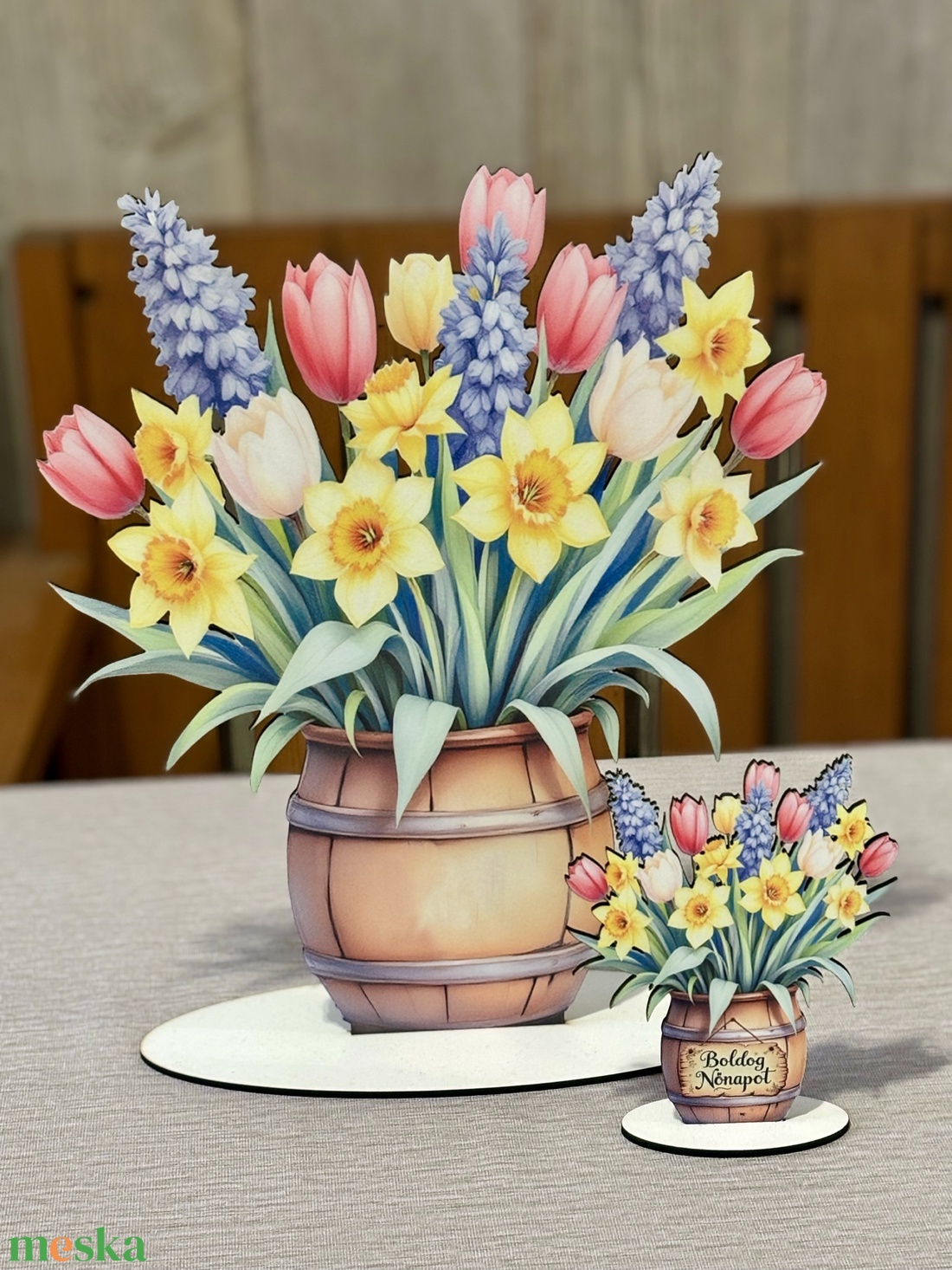 Nőnapi tavasz virágok  - otthon & életmód - virágdekoráció - virágdíszek - asztali virágdísz - Meska.hu