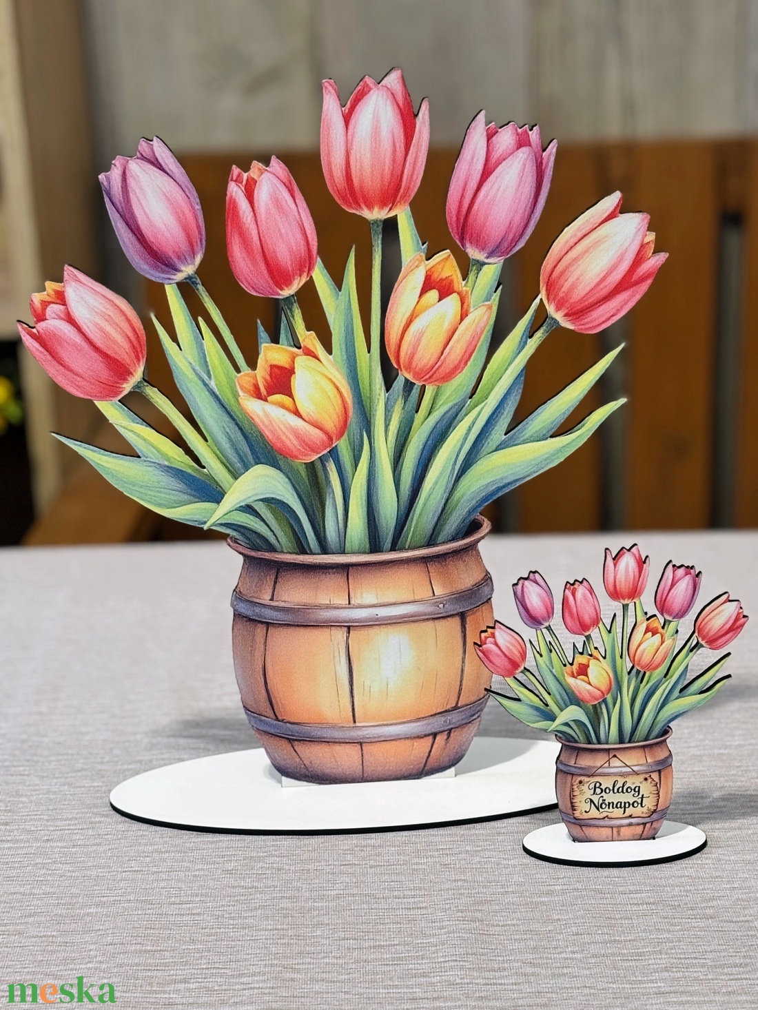 Nőnapi tavasz virágok  - otthon & életmód - virágdekoráció - virágdíszek - asztali virágdísz - Meska.hu