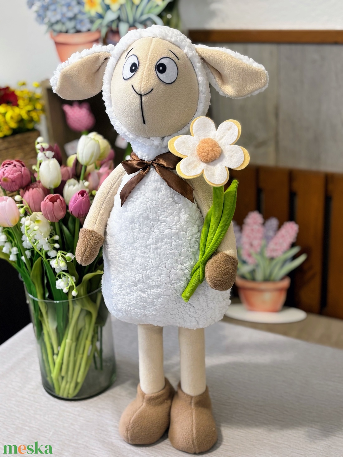 Álló húsvéti bárány - kellékek & szerszámok - dekorációs kellékek - figurák - Meska.hu