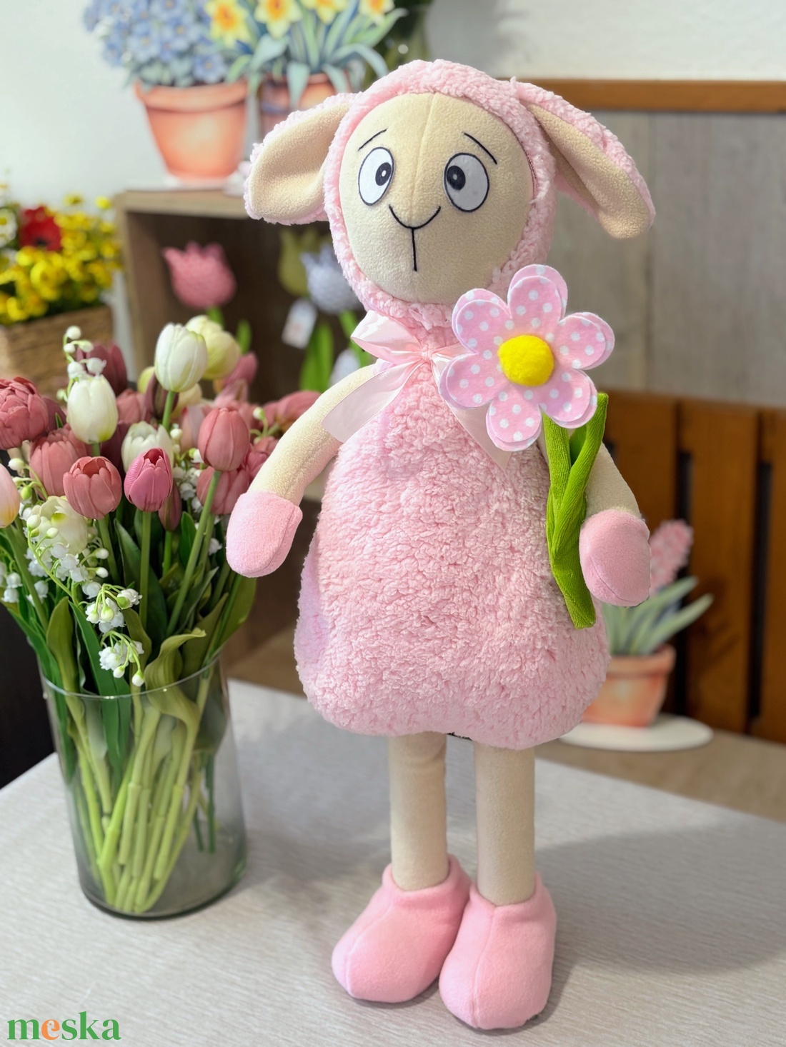 Álló húsvéti bárány - kellékek & szerszámok - dekorációs kellékek - figurák - Meska.hu