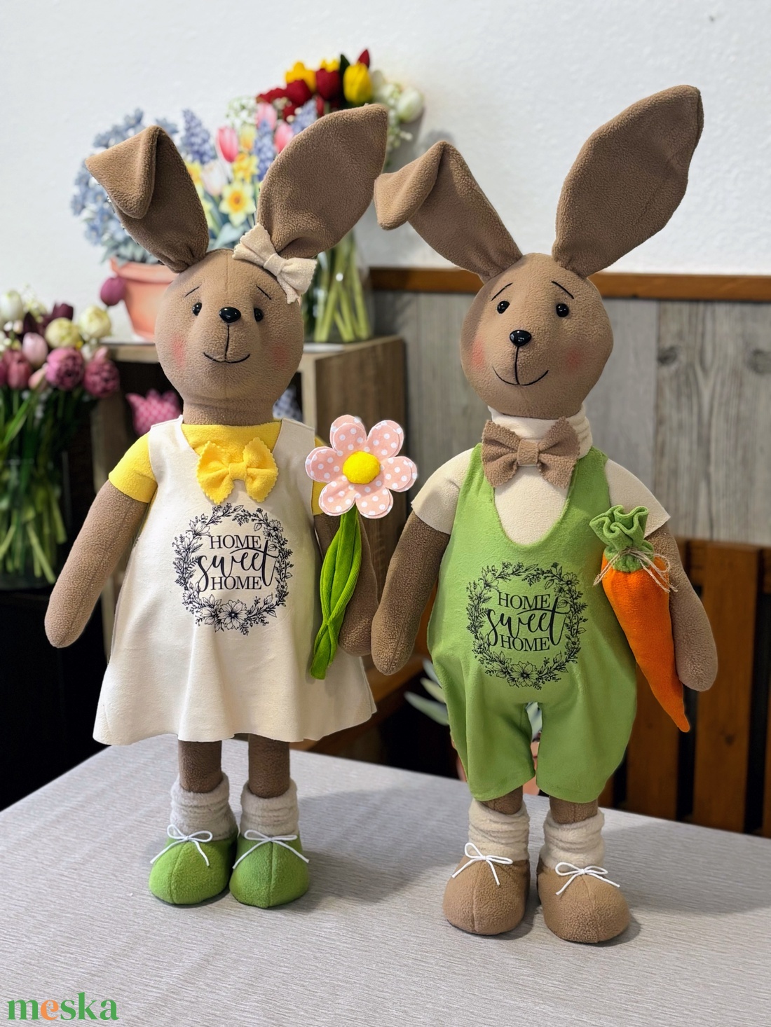 Álló húsvéti nyuszi - kellékek & szerszámok - dekorációs kellékek - figurák - Meska.hu