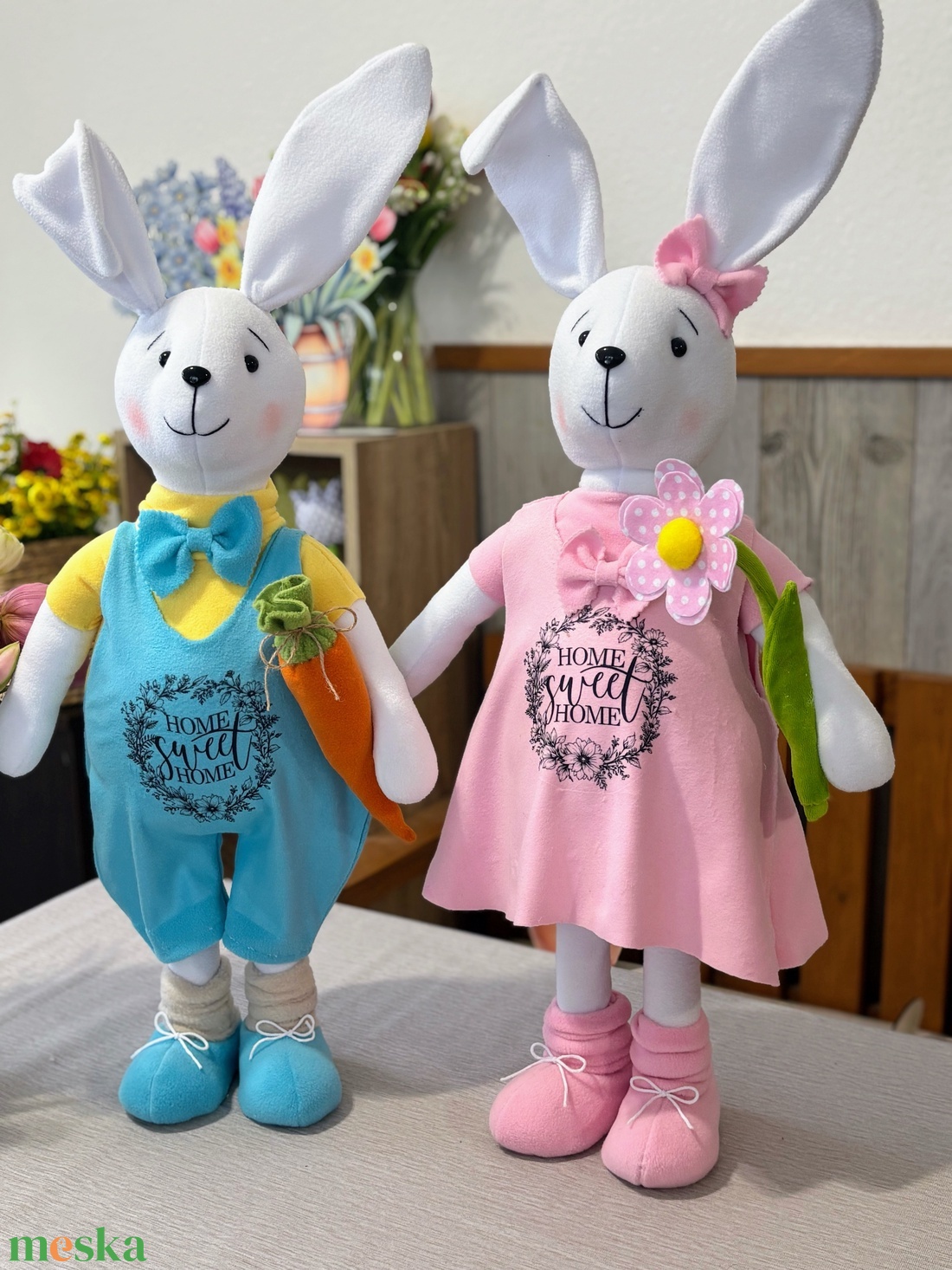 Álló húsvéti nyuszi - kellékek & szerszámok - dekorációs kellékek - figurák - Meska.hu