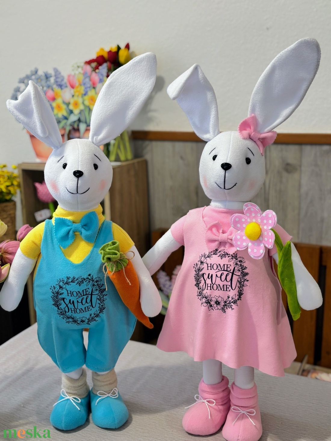 Álló húsvéti nyuszi - kellékek & szerszámok - dekorációs kellékek - figurák - Meska.hu