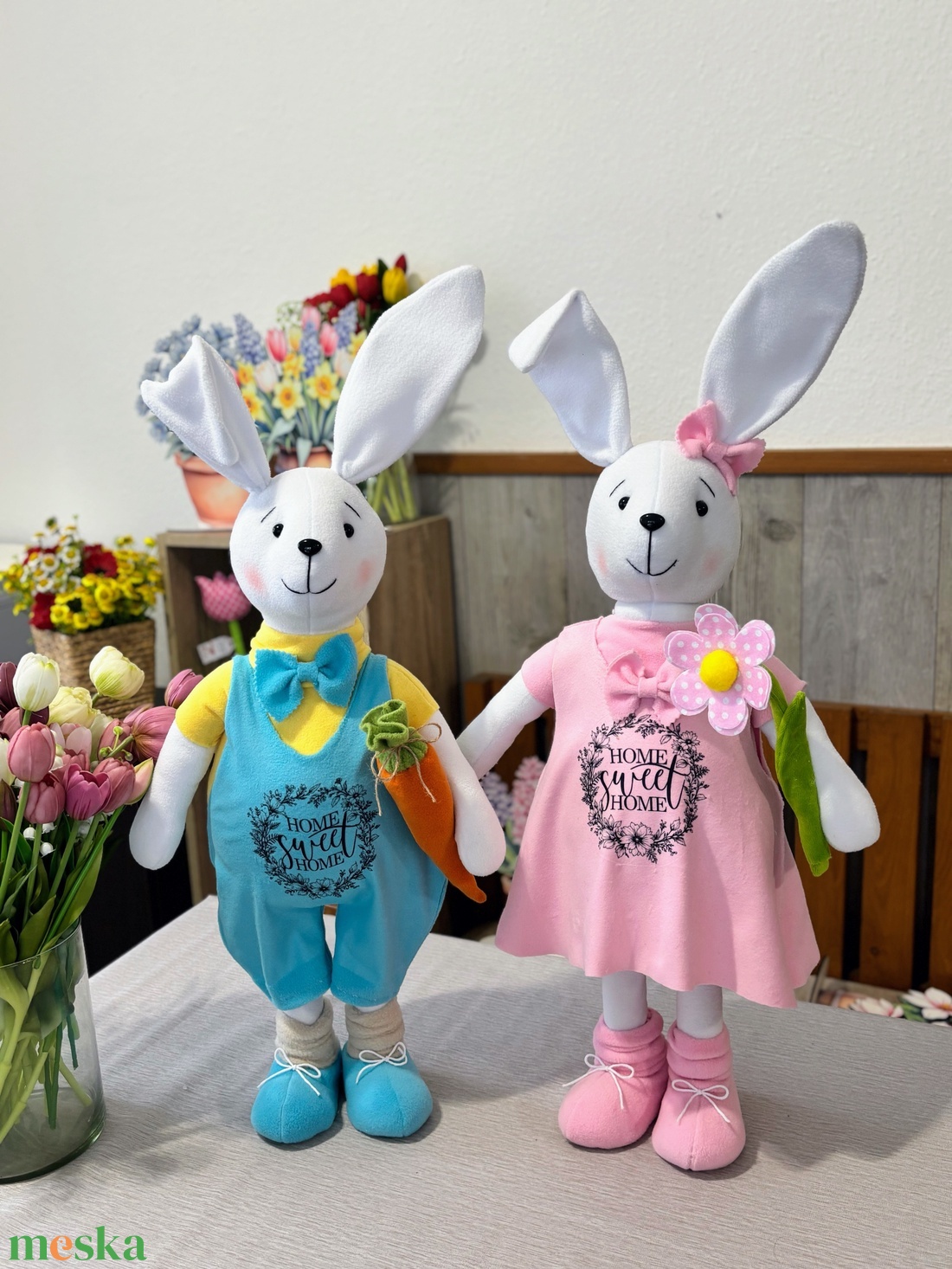 Álló húsvéti nyuszi - kellékek & szerszámok - dekorációs kellékek - figurák - Meska.hu