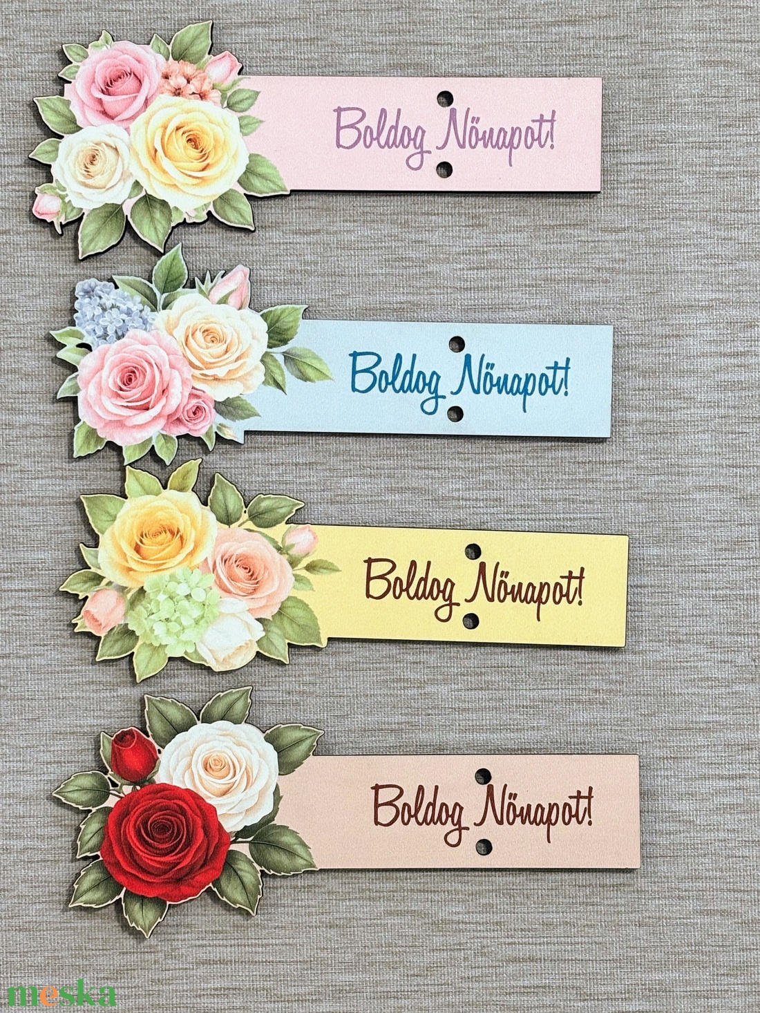 Nőnapi csoki átadó könyvjelző  - könyv & zene - könyvjelző - Meska.hu