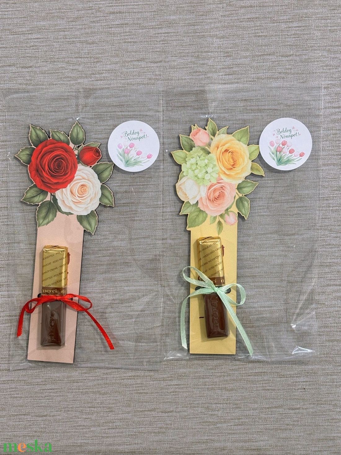 Nőnapi csoki átadó könyvjelző  - könyv & zene - könyvjelző - Meska.hu