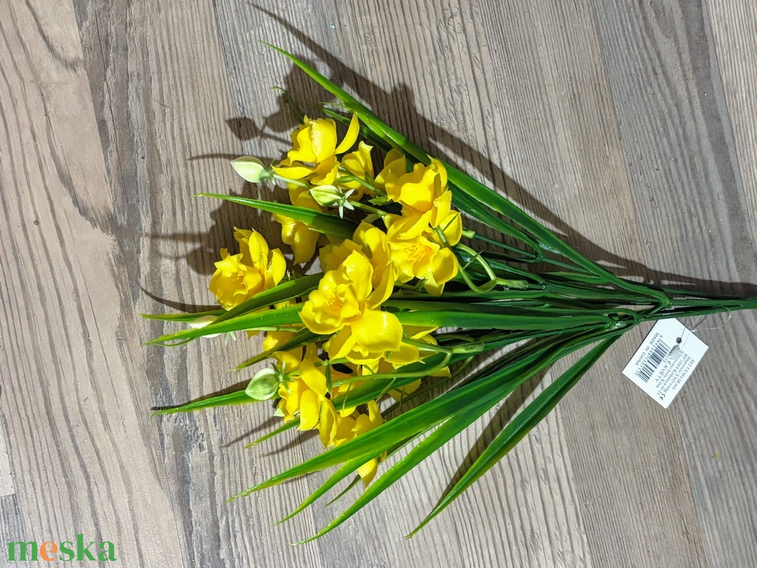 Nárcisz csokor gumi 35 cm - otthon & életmód - virágdekoráció - virágdíszek - asztali virágdísz - Meska.hu