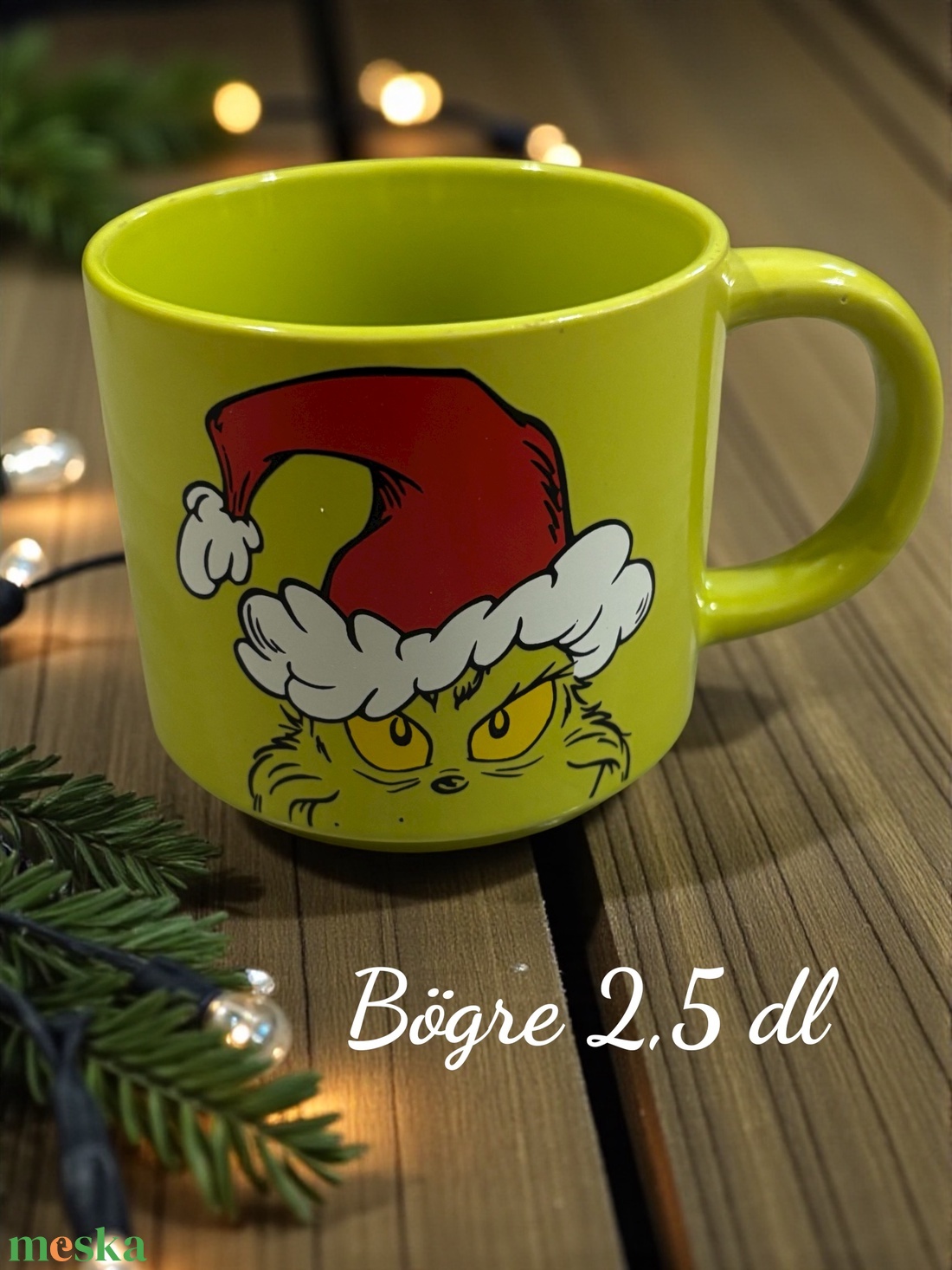 Grincs bögre 2,5 dl  - otthon & életmód - konyhafelszerelés, tálalás - tálalás - bögre & csésze - Meska.hu