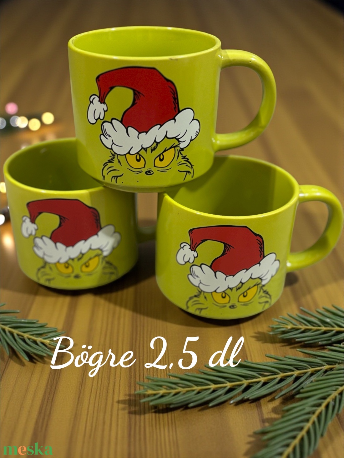 Grincs bögre 2,5 dl  - otthon & életmód - konyhafelszerelés, tálalás - tálalás - bögre & csésze - Meska.hu