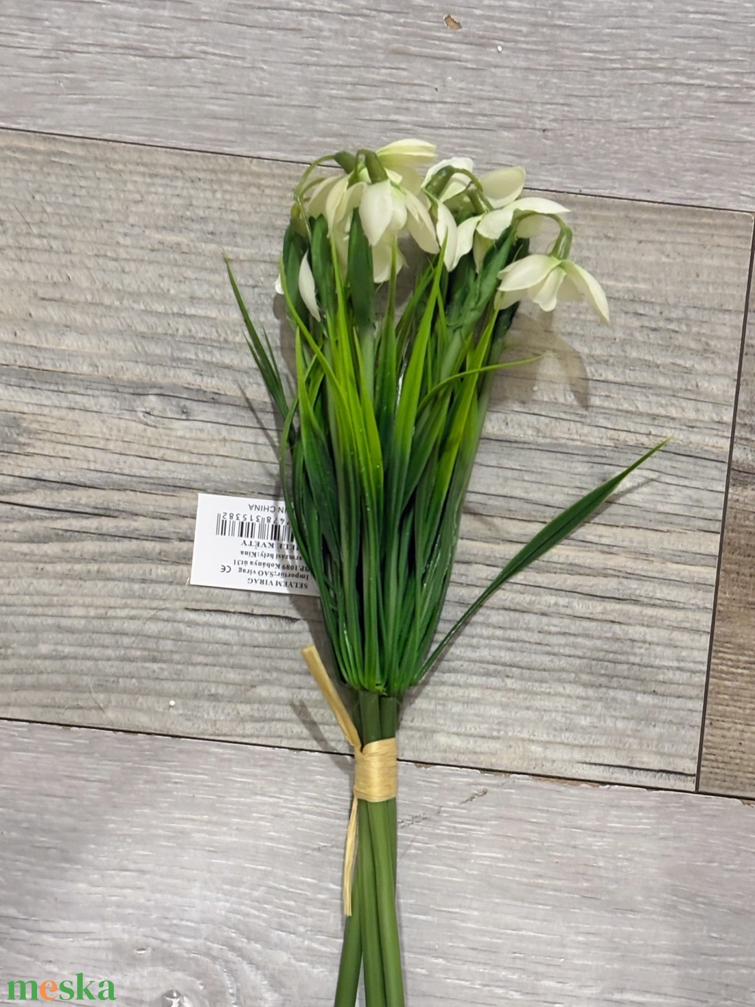 Hóvirág csokor - otthon & életmód - dekoráció - asztal és polc dekoráció - asztaldísz - Meska.hu