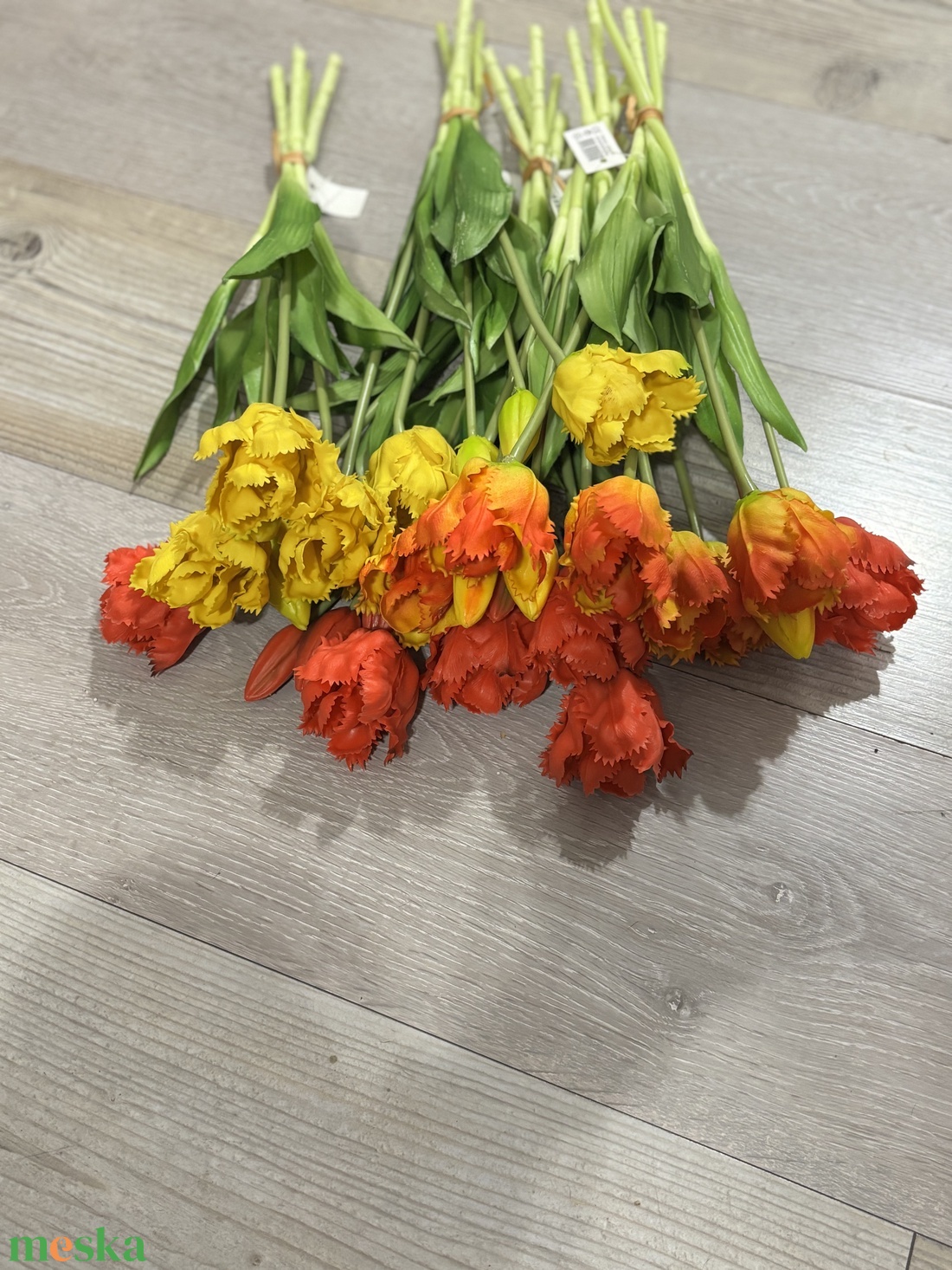 Papagáj tulipán csokor  - otthon & életmód - virágdekoráció - virágdíszek - asztali virágdísz - Meska.hu