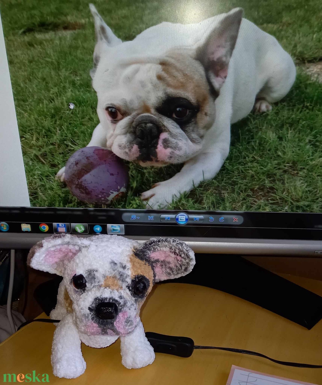 Horgolt francia bulldog - játék & sport - plüssállat & játékfigura - kutya - Meska.hu Horgolt francia bulldog - játék & sport - plüssállat & játékfigura - kutya - Meska.hu
