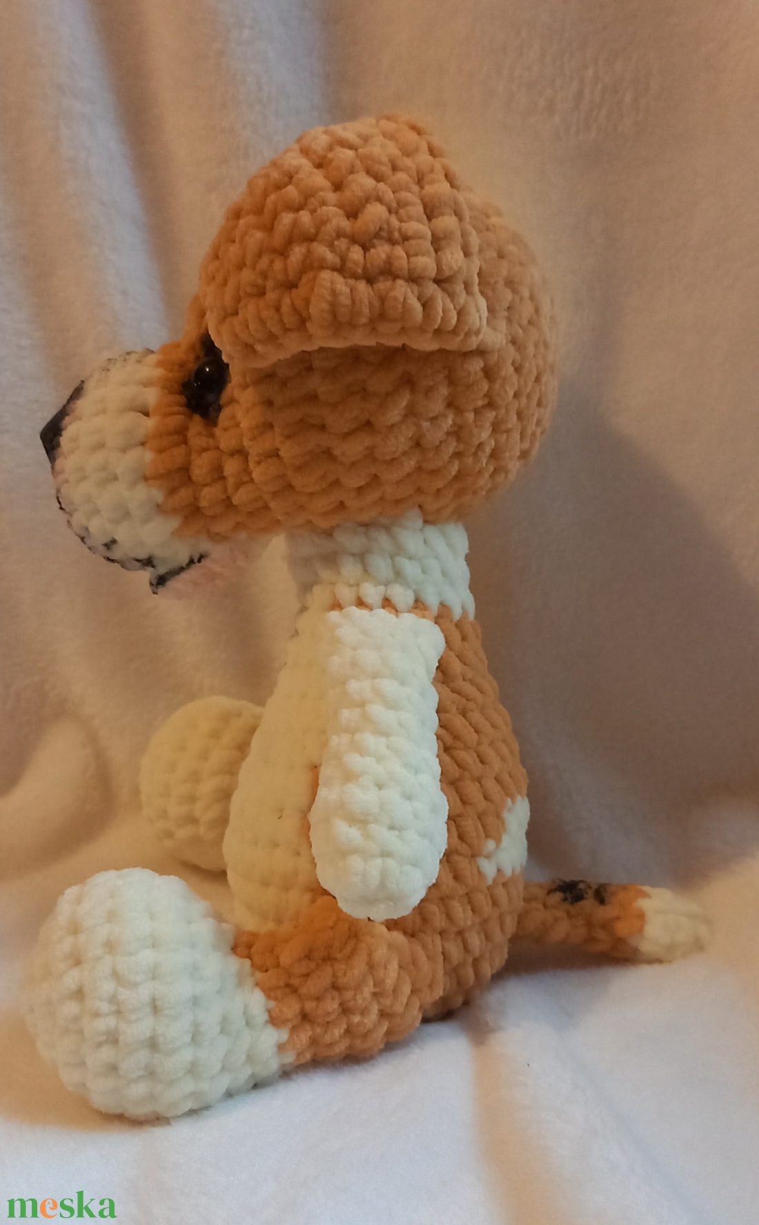 Horgolt staffordshire terrier kutya  - játék & sport - plüssállat & játékfigura - kutya - Meska.hu