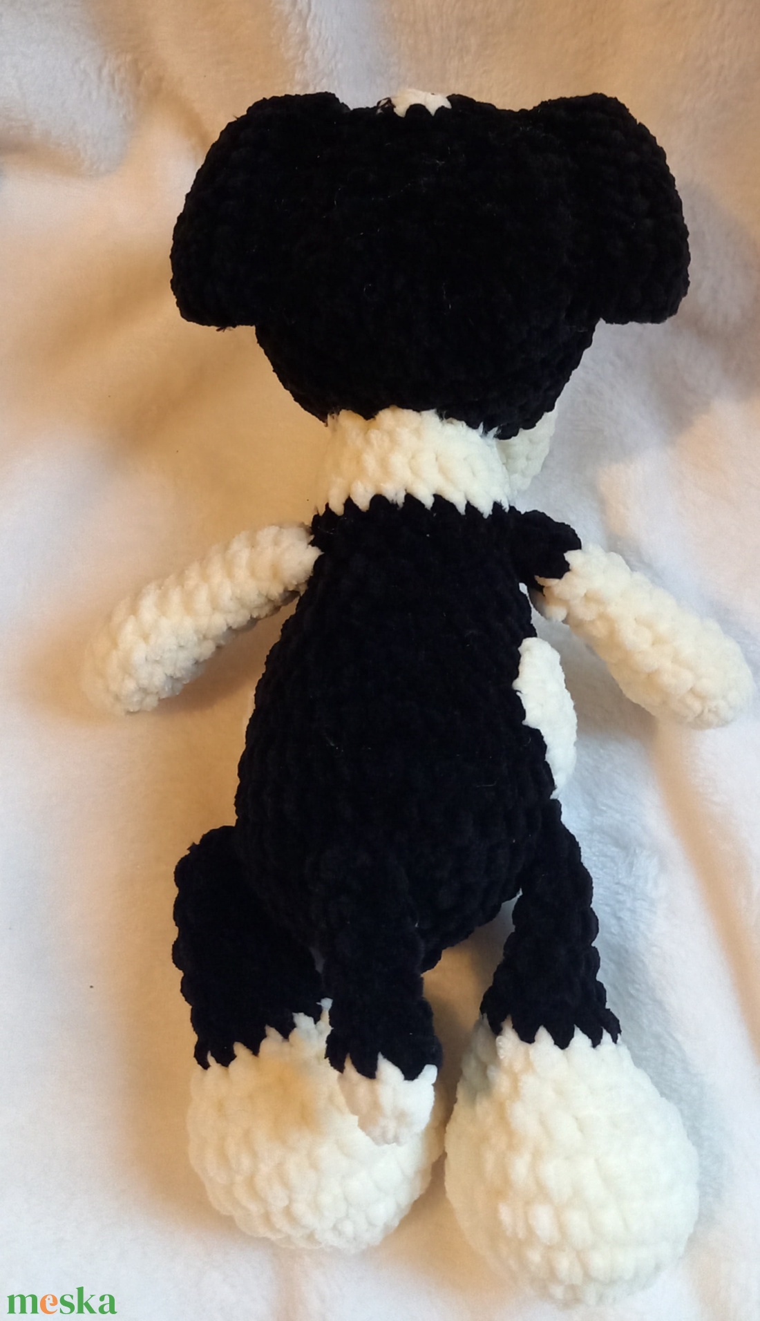 Horgolt staffordshire terrier kutya  - játék & sport - plüssállat & játékfigura - kutya - Meska.hu