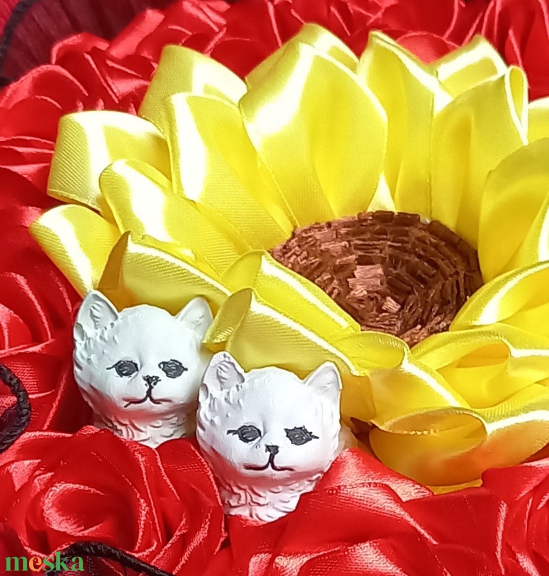 Cicás örökcsokor - otthon & életmód - virágdekoráció - virágok - virágcsokor - Meska.hu