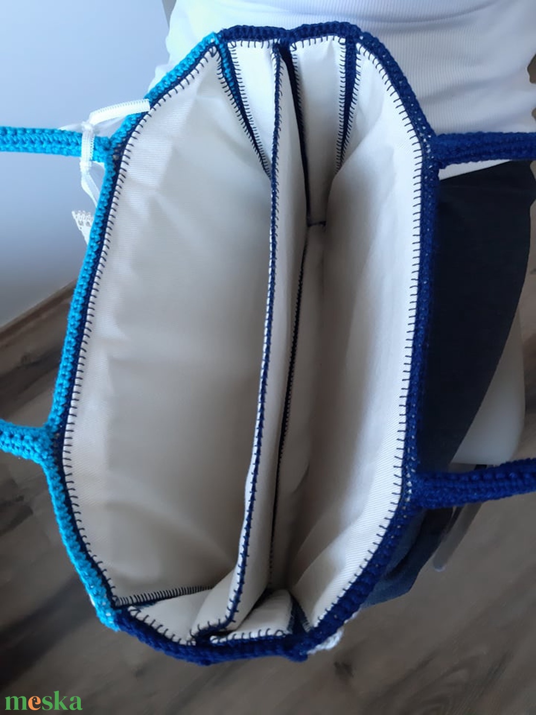 Tenger és homok retikül  - táska & tok - kézitáska & válltáska - kézitáska - Meska.hu