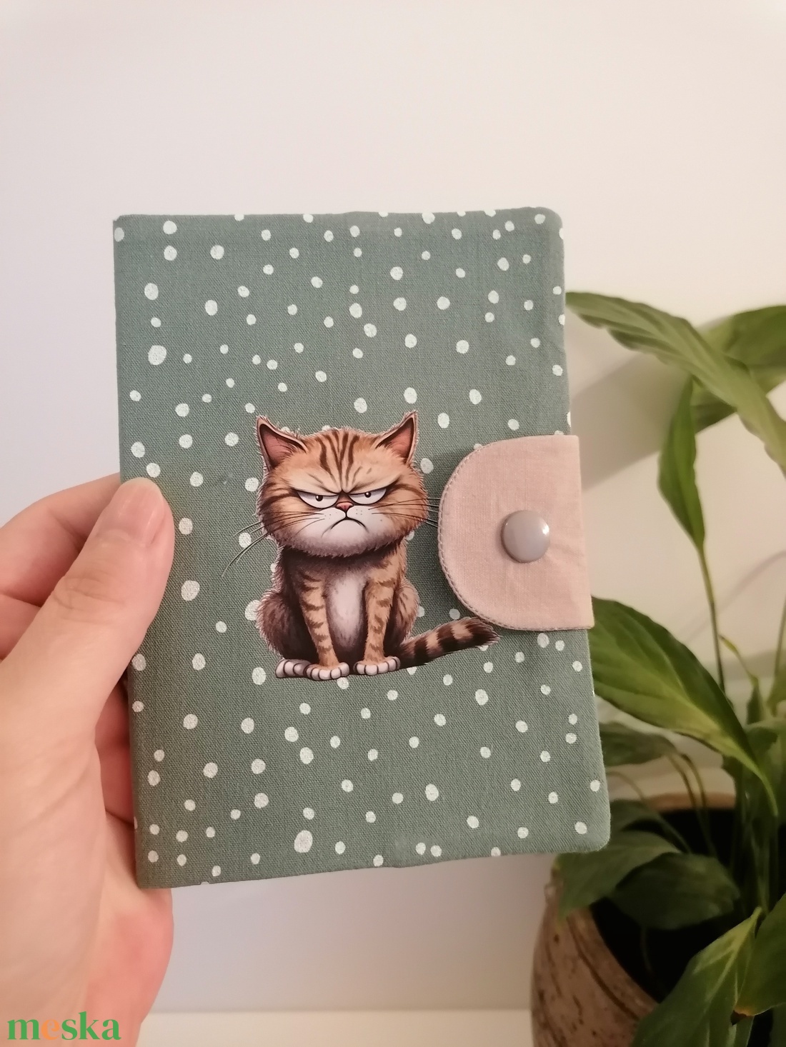Cica oltási könyv borító - 11x16cm - otthon & életmód - kisállatoknak - cicáknak & macskáknak - Meska.hu