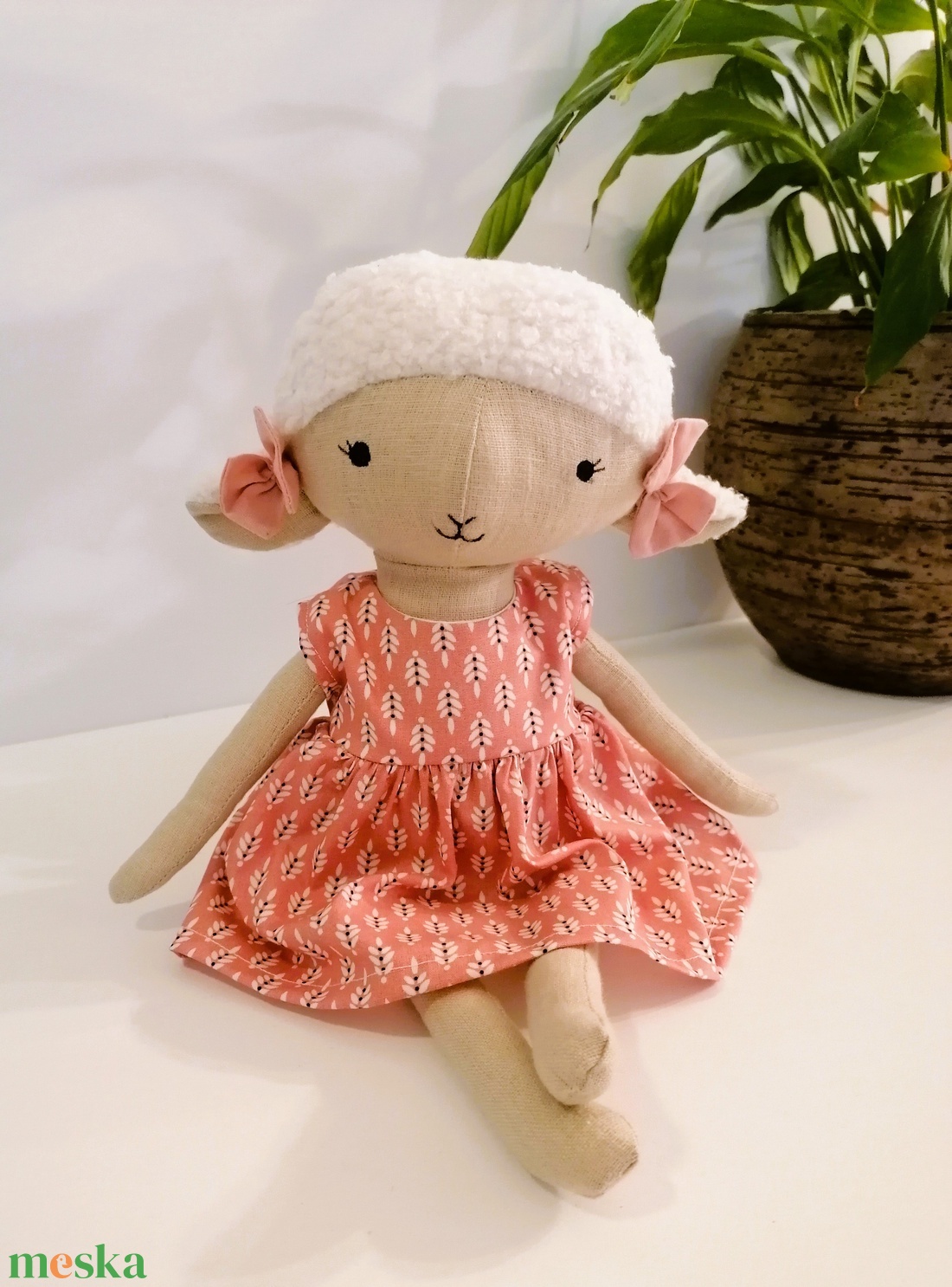 Bárány lány  - kézműves , textil játékfigura  - játék & sport - plüssállat & játékfigura - más figura - Meska.hu Bárány lány  - kézműves , textil játékfigura  - játék & sport - plüssállat & játékfigura - más figura - Meska.hu