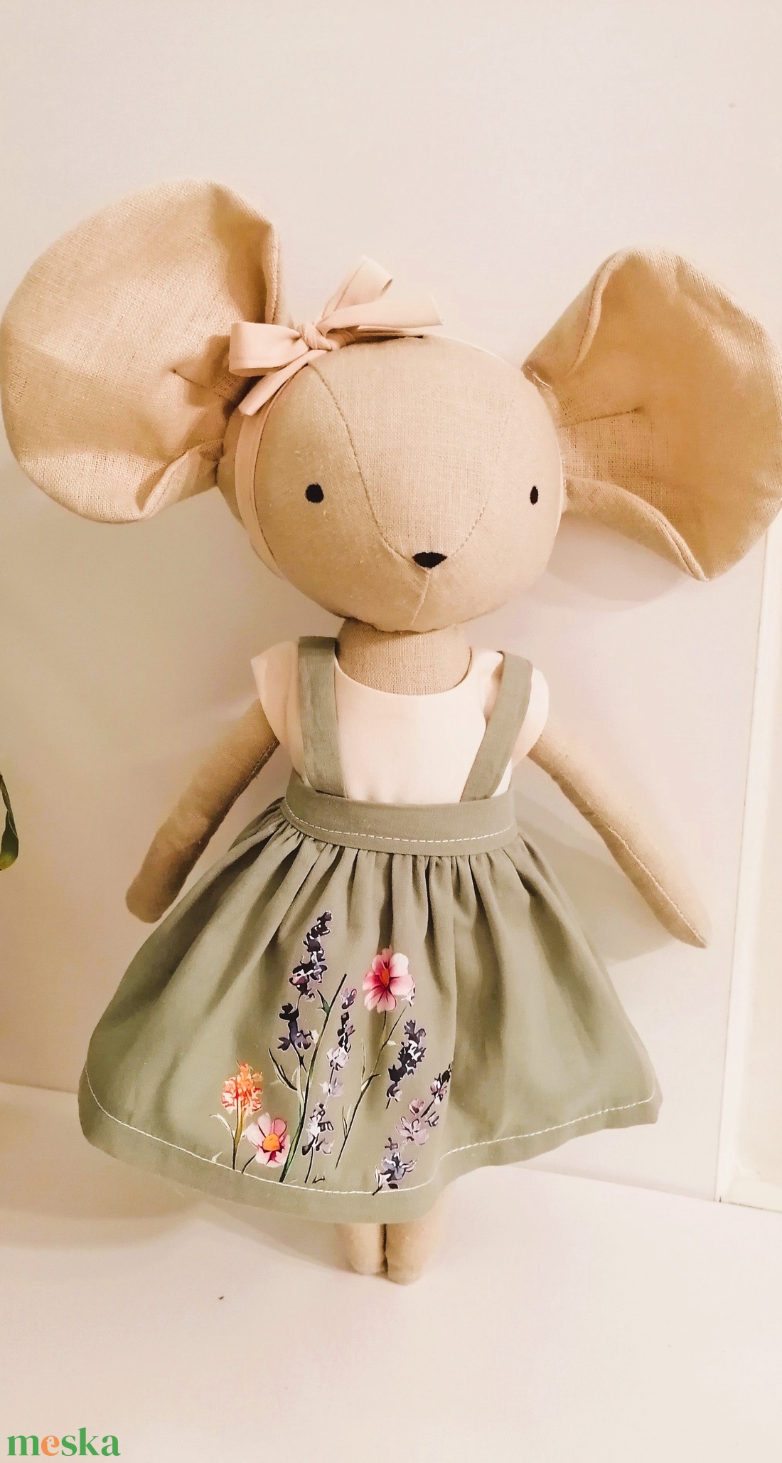 Egérke virágmintás szoknyában  - kézműves , textil játékfigura  - játék & sport - plüssállat & játékfigura - más figura - Meska.hu Egérke virágmintás szoknyában  - kézműves , textil játékfigura  - játék & sport - plüssállat & játékfigura - más figura - Meska.hu