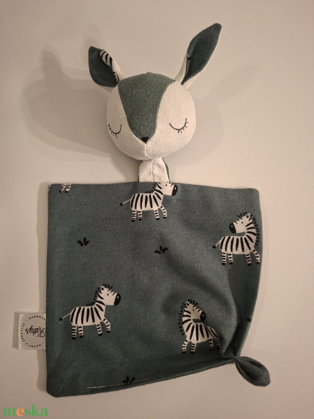 Őzi rongyi-szundi kendő  - baba - mama - baba játékok - szundikendő, alvóka - Meska.hu