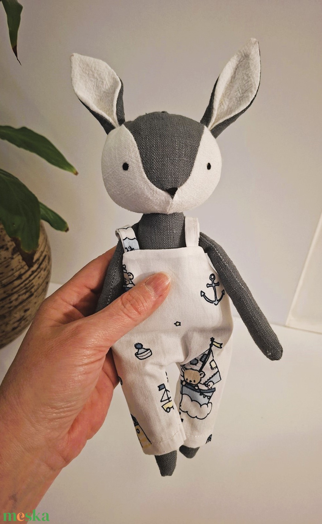 Matróz őzike� a legcukibb kis kalandor - kézműves, öltöztethető gyerekjáték figura - játék & sport - plüssállat & játékfigura - őzike, szarvas - Meska.hu