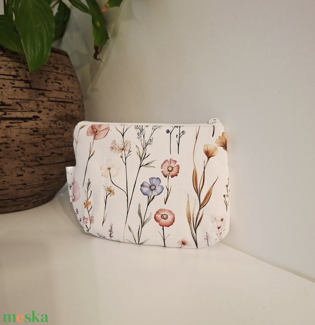 Vadvirág álom - virágmintás apró neszi - táska & tok - neszesszer - Meska.hu