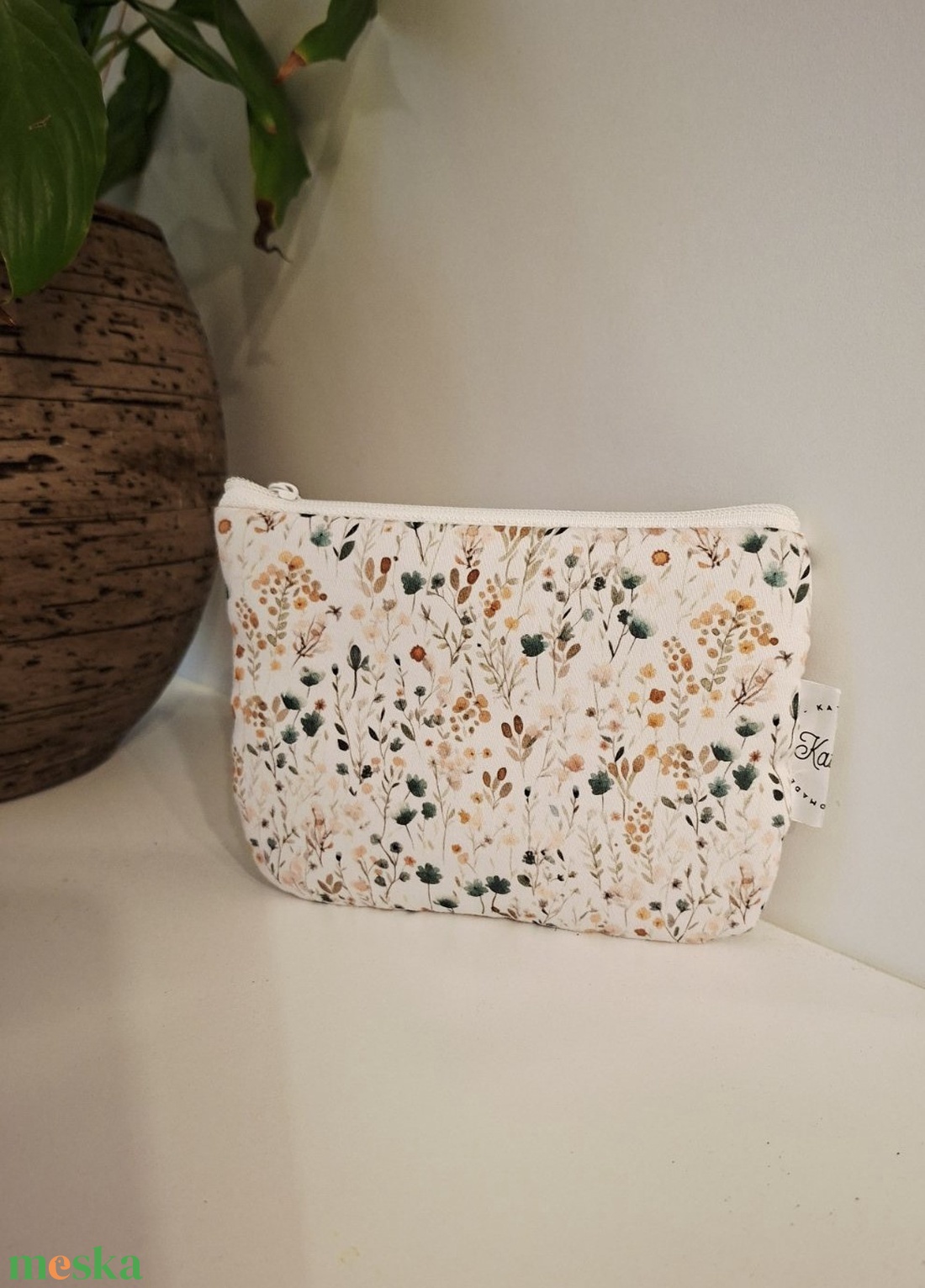 Virágos mező - mini neszesszer - táska & tok - neszesszer - Meska.hu