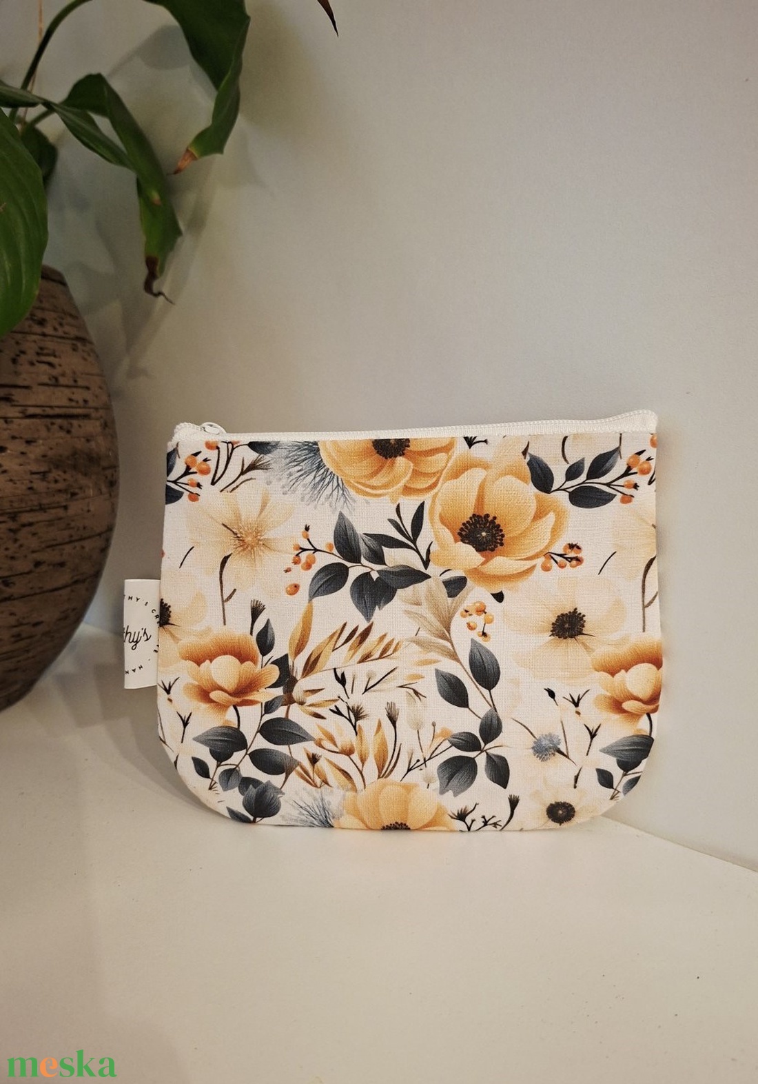 Virágos mező - mini neszesszer - táska & tok - neszesszer - Meska.hu