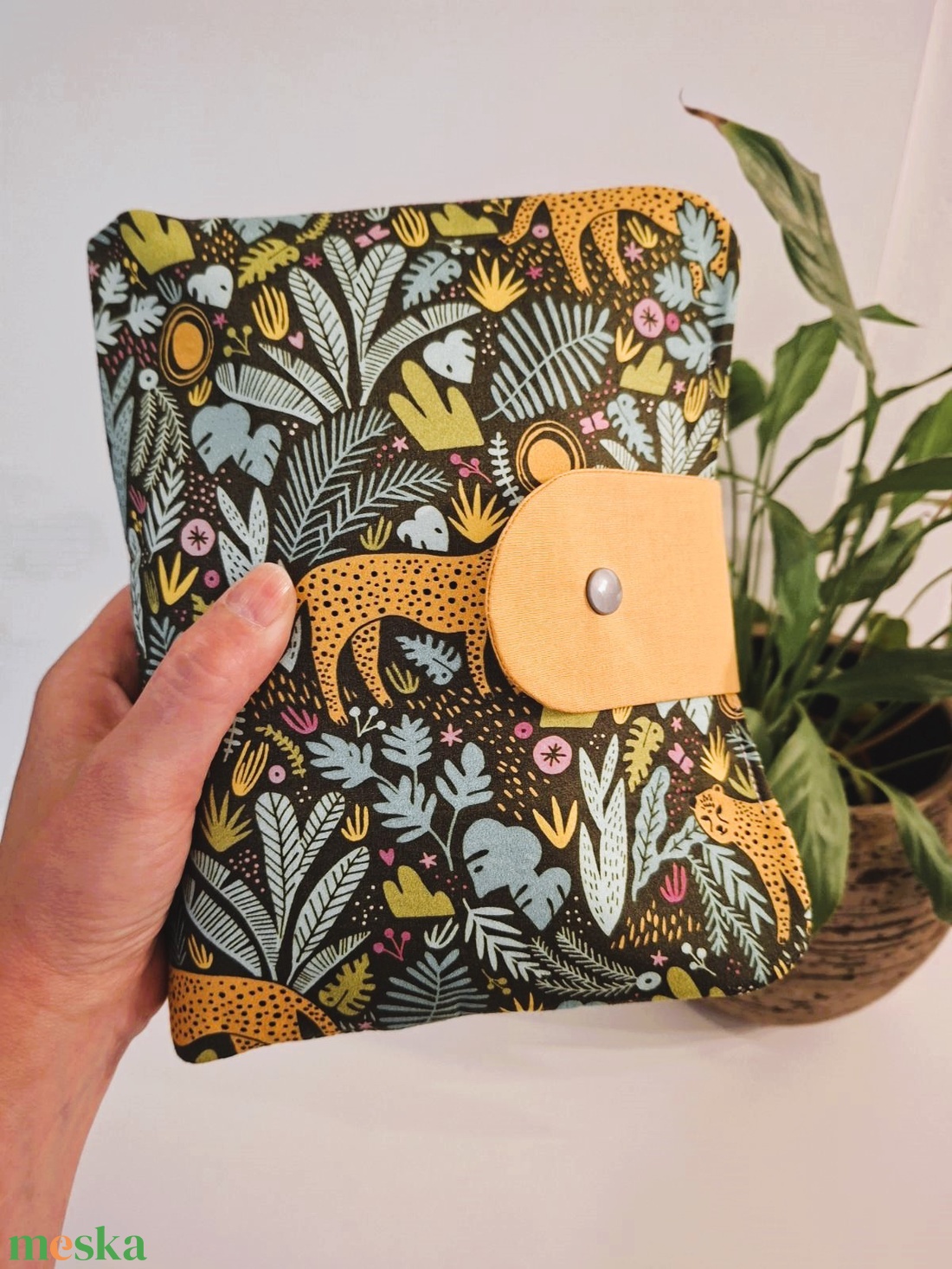Jungle vibes - pelenkázó neszesszer - baba - mama - pelenkázó, babafürdető kellékek - pelenkázó neszeszer, pelenkatartó - Meska.hu