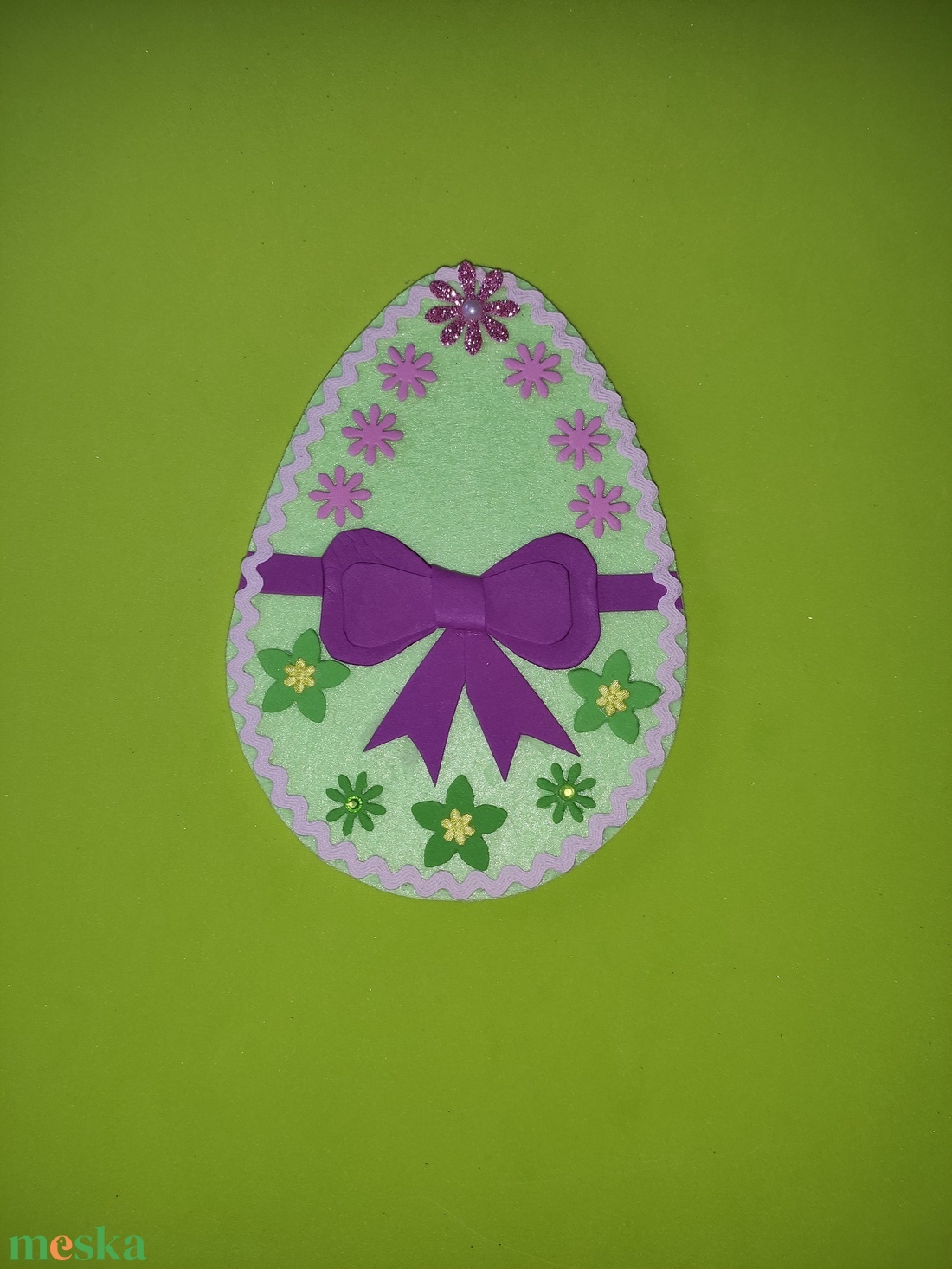 Óriás húsvéti tojás, hűtőmágnes - otthon & életmód - konyhafelszerelés, tálalás - konyhai dekoráció - hűtőmágnes - Meska.hu