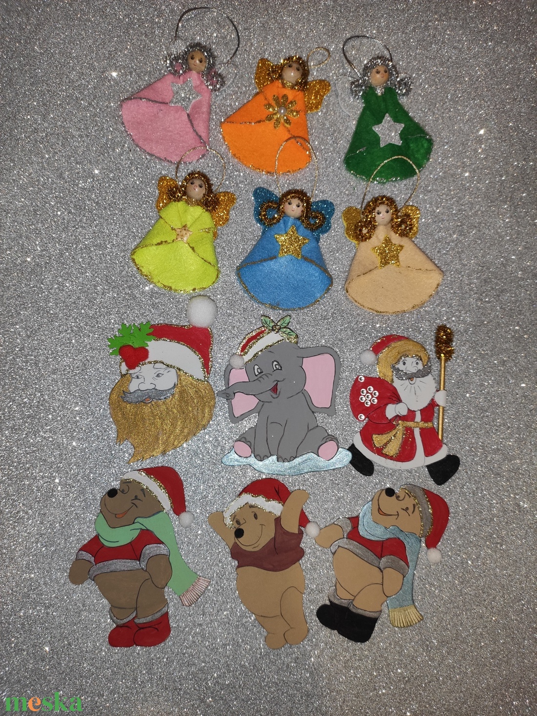 Karácsonyi hűtőmágnes válogatás - otthon & életmód - konyhafelszerelés, tálalás - konyhai dekoráció - hűtőmágnes - Meska.hu