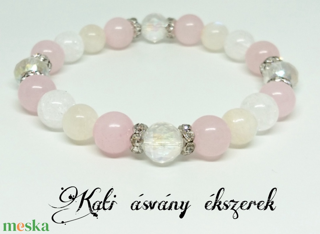 Termékenység fokozó és lelki egyensúlyt biztosító ásvány karkötő  - ékszer - karkötő - bogyós karkötő - Meska.hu