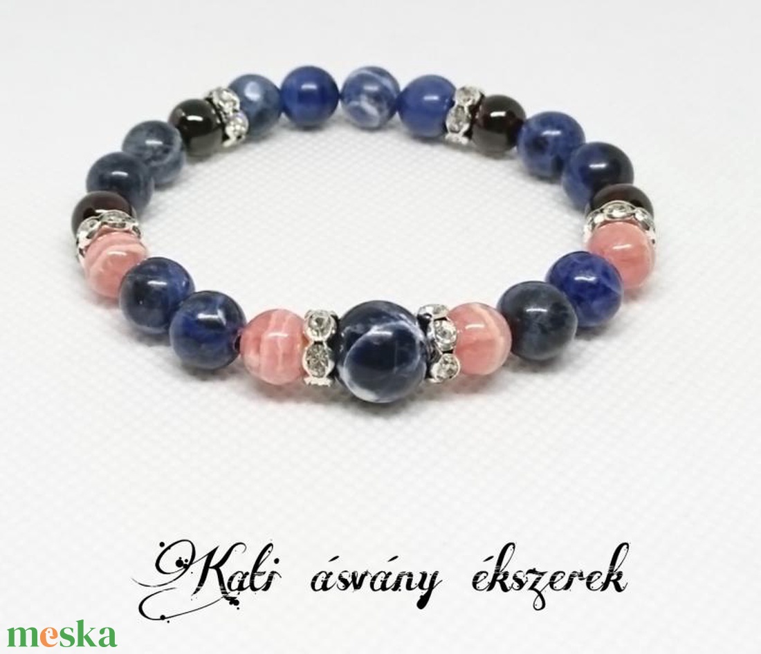 Vérnyomás növelő (alacsony vérnyomásra) ásvány karkötő - ékszer - karkötő - bogyós karkötő - Meska.hu