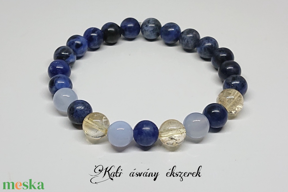 Cukorbetegség tünetei csökkentésére való ásvány karkötő  - ékszer - karkötő - bogyós karkötő - Meska.hu