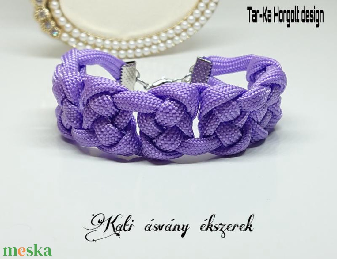 Lila paracord karkötő - ékszer - karkötő - fonott karkötő - Meska.hu Lila paracord karkötő - ékszer - karkötő - fonott karkötő - Meska.hu
