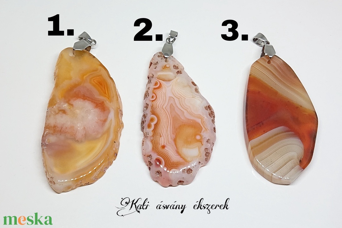Egyedi achát ásvány medálok - ékszer - nyaklánc - medál - Meska.hu Egyedi achát ásvány medálok - ékszer - nyaklánc - medál - Meska.hu