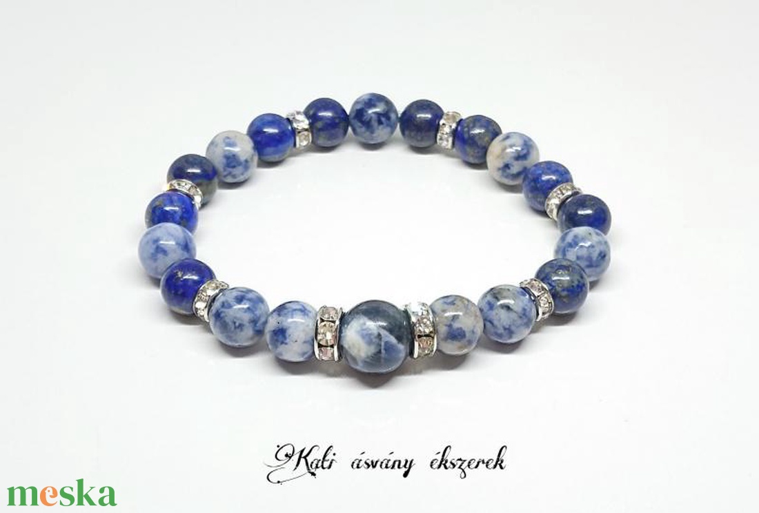 Homlokcsakra erősítő ásvány karkötő  - ékszer - karkötő - ásványkarkötő - Meska.hu