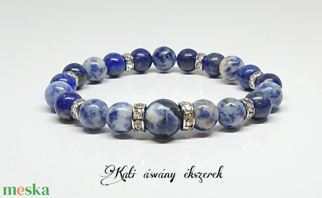 Homlokcsakra erősítő ásvány karkötő  - ékszer - karkötő - ásványkarkötő - Meska.hu