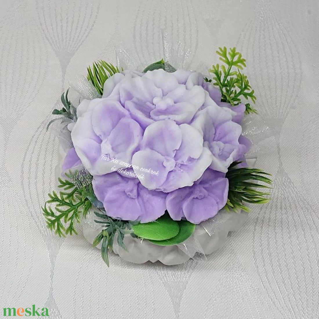 Hortenzia szappanvirág  - otthon & életmód - dekoráció - virágdísz és tartó - csokor & virágdísz - Meska.hu