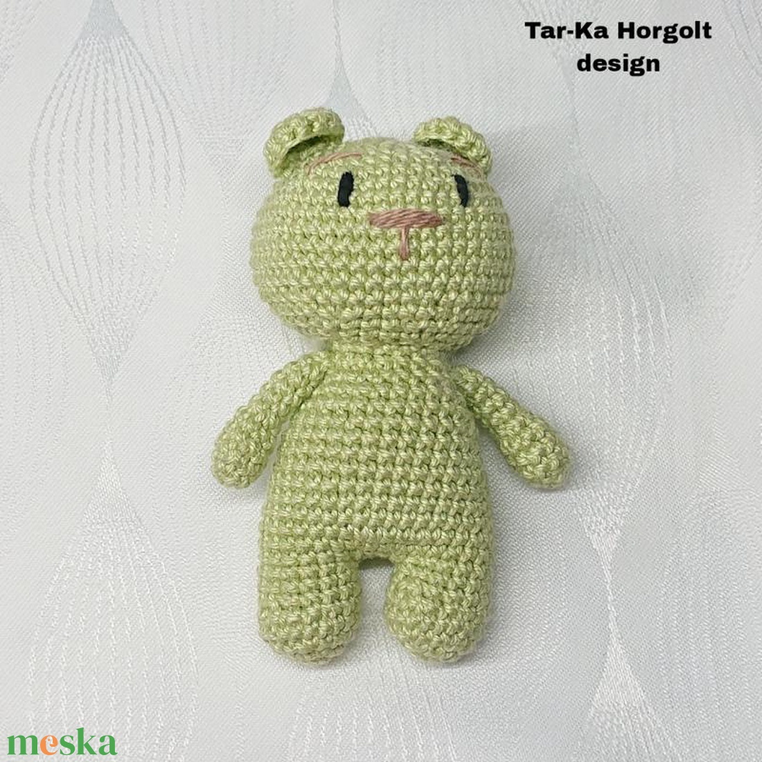 Horgolt kis maci - játék & sport - plüssállat & játékfigura - maci - Meska.hu