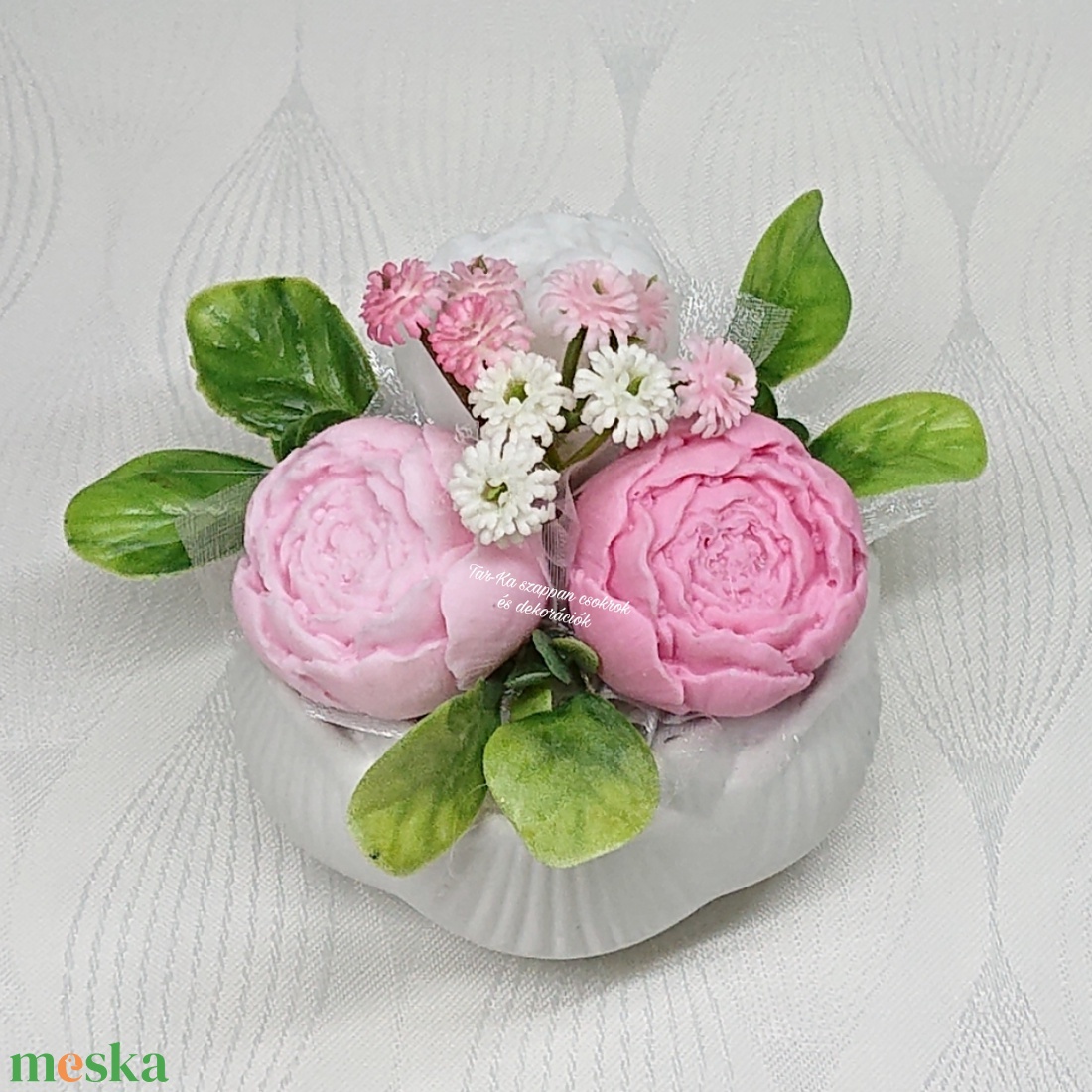 Szappanvirágok kis lótusz kaspóban - otthon & életmód - dekoráció - Meska.hu